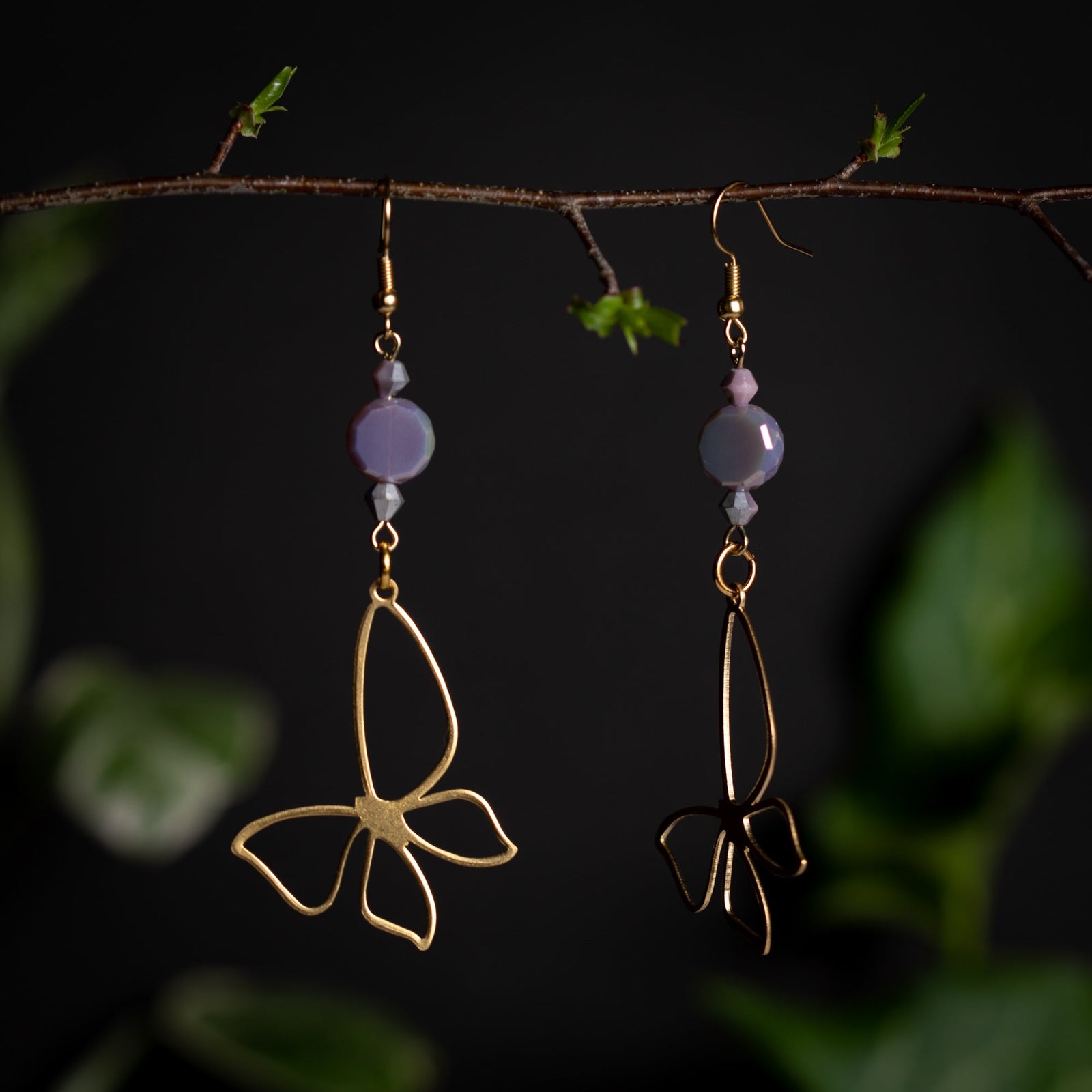 Kate's Butterfly Lupus Awareness Earrings
