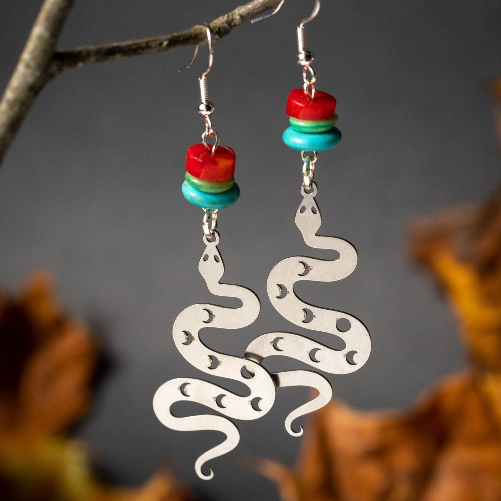 Luna Serpent Earrings