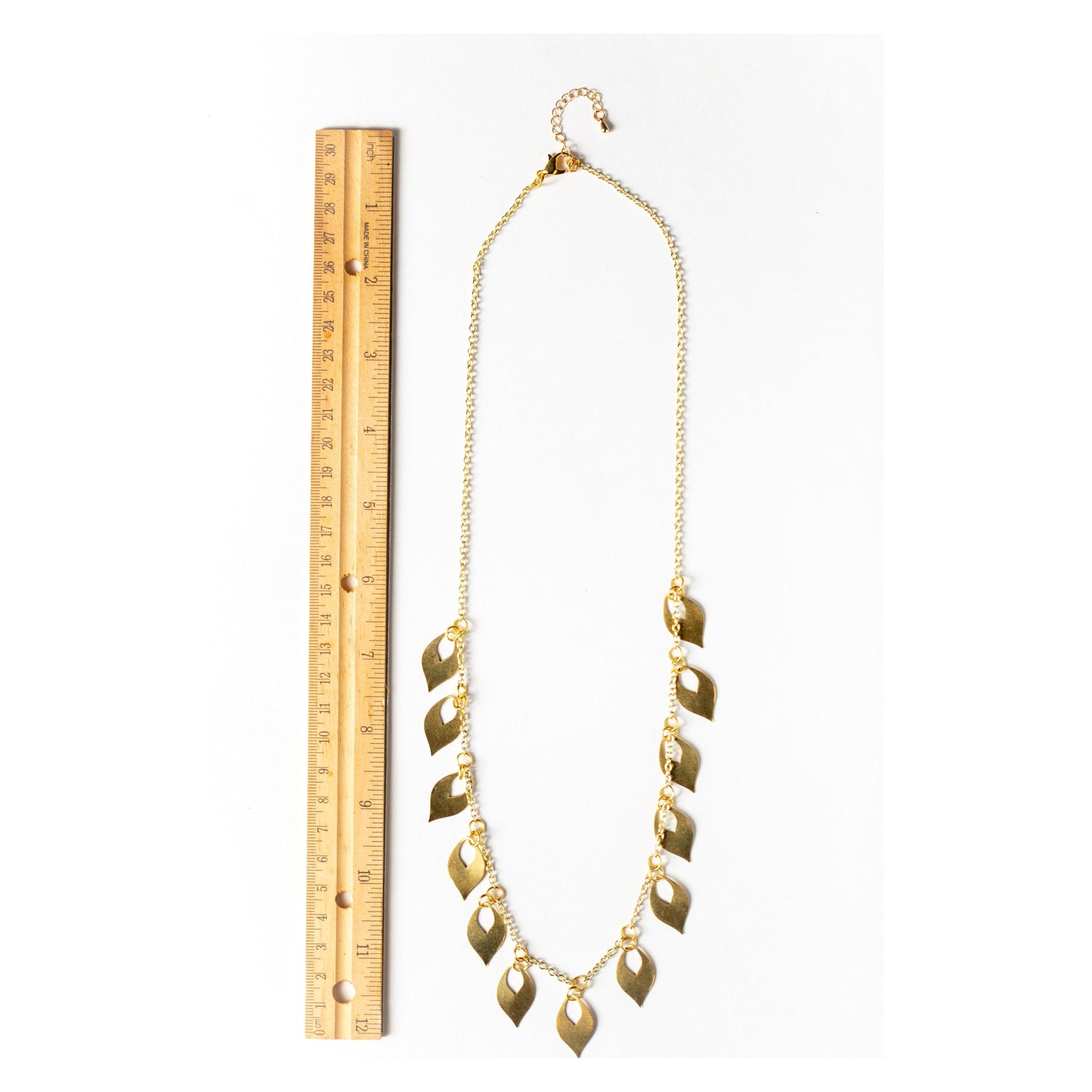 Gold Leaflet Necklace