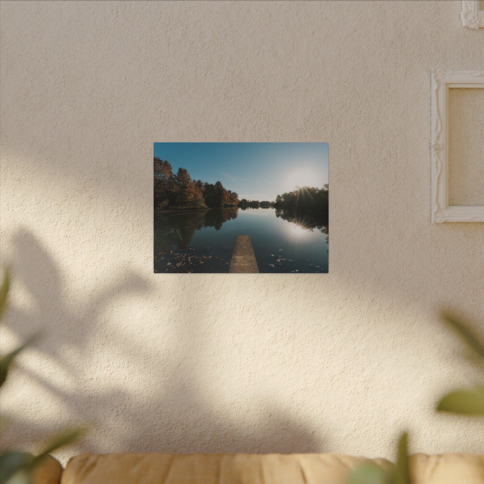 Print of Campus Lake at SIU Campus