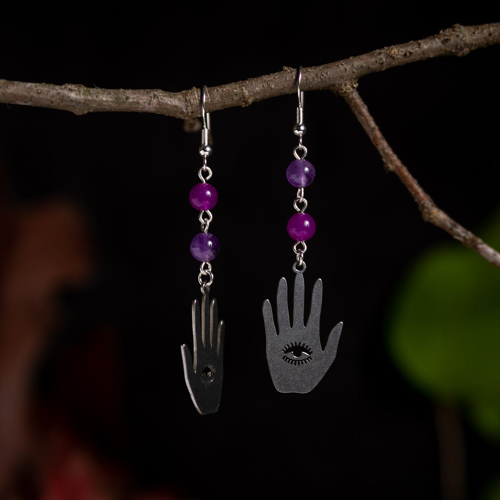 Hamsa Hand Good Energy Earrings