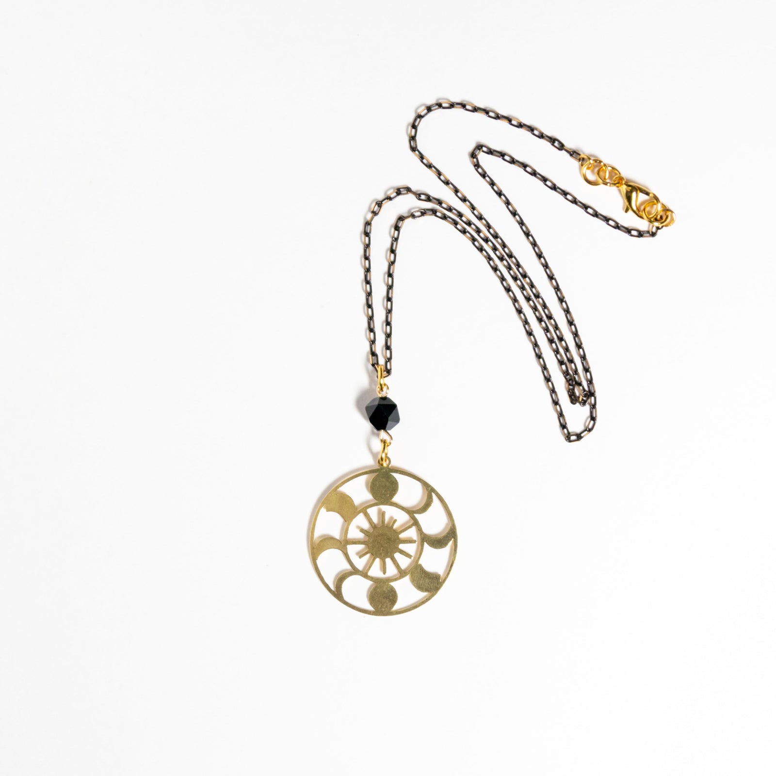 Solar Eclipse in the Round Necklace