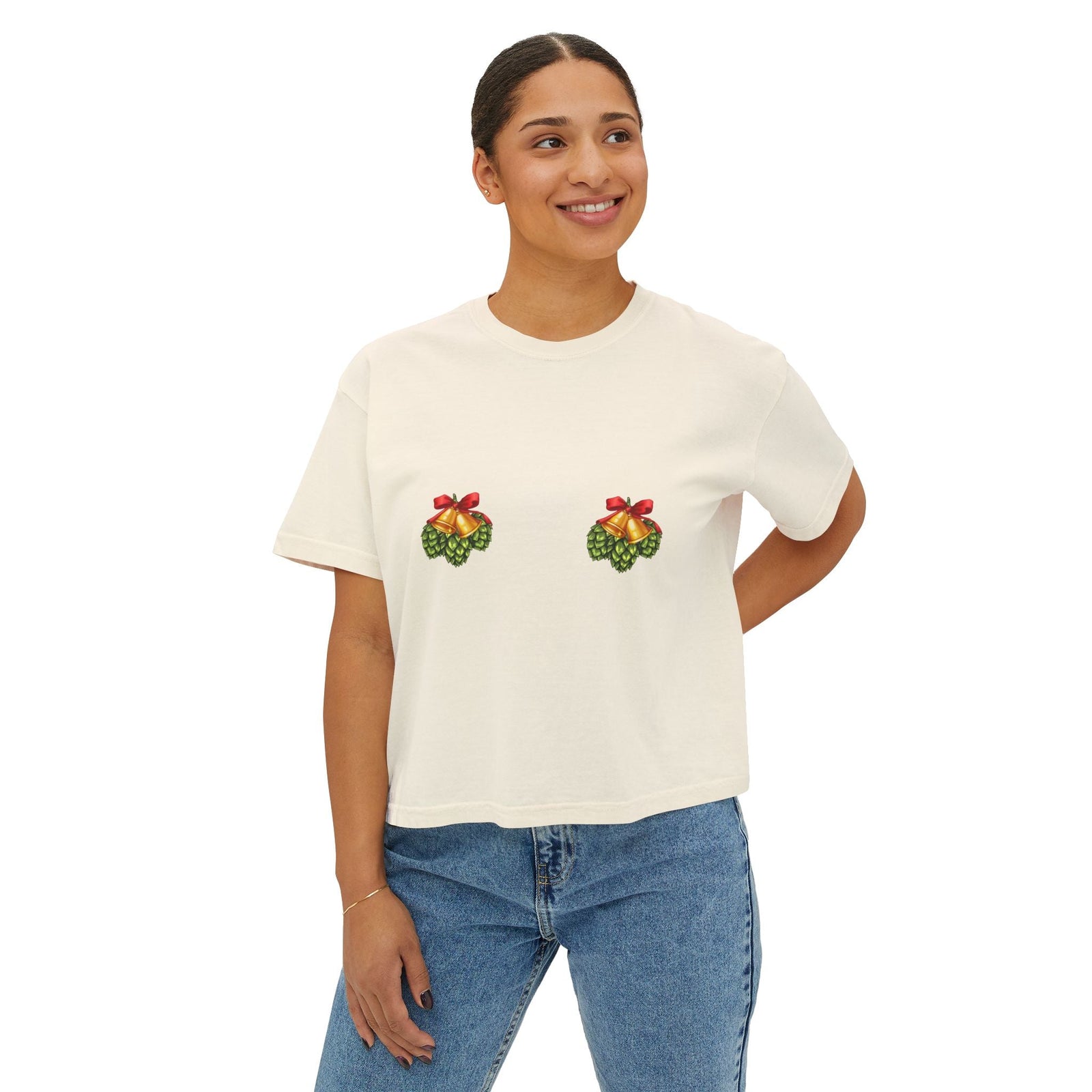 "Oh What Fun!" Naughty List Women's Boxy T-Shirt