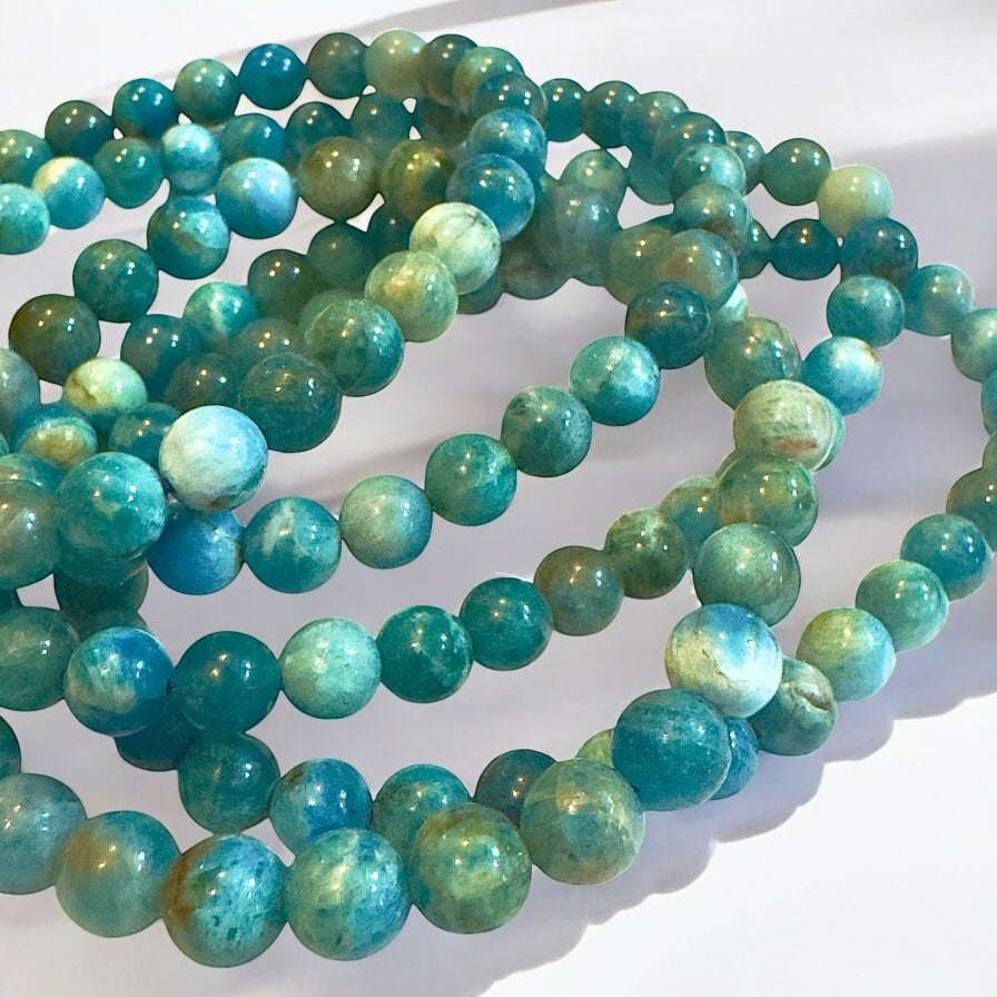 Apatite Gemstone Stretch Bracelet