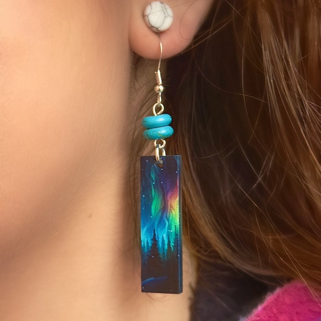 Aurora Borealis Earrings – Handcrafted Jewelry Inspired by Northern Lights by Kinley Jewelry