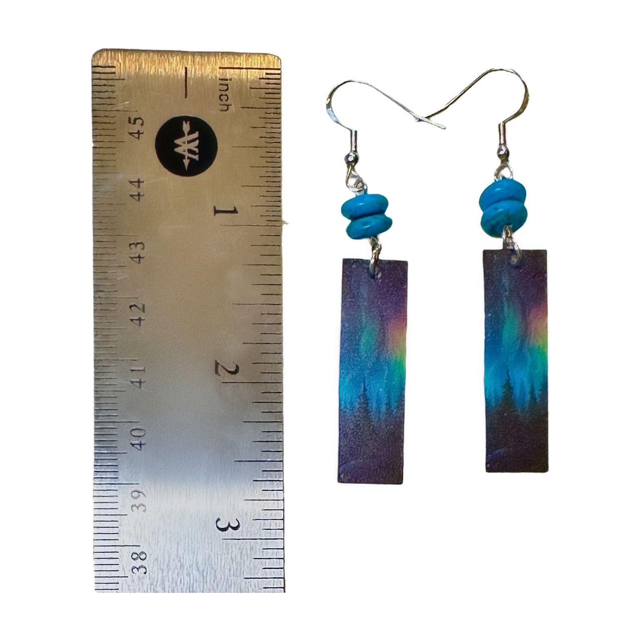 Aurora Borealis Earrings – Handcrafted Jewelry Inspired by Northern Lights by Kinley Jewelry