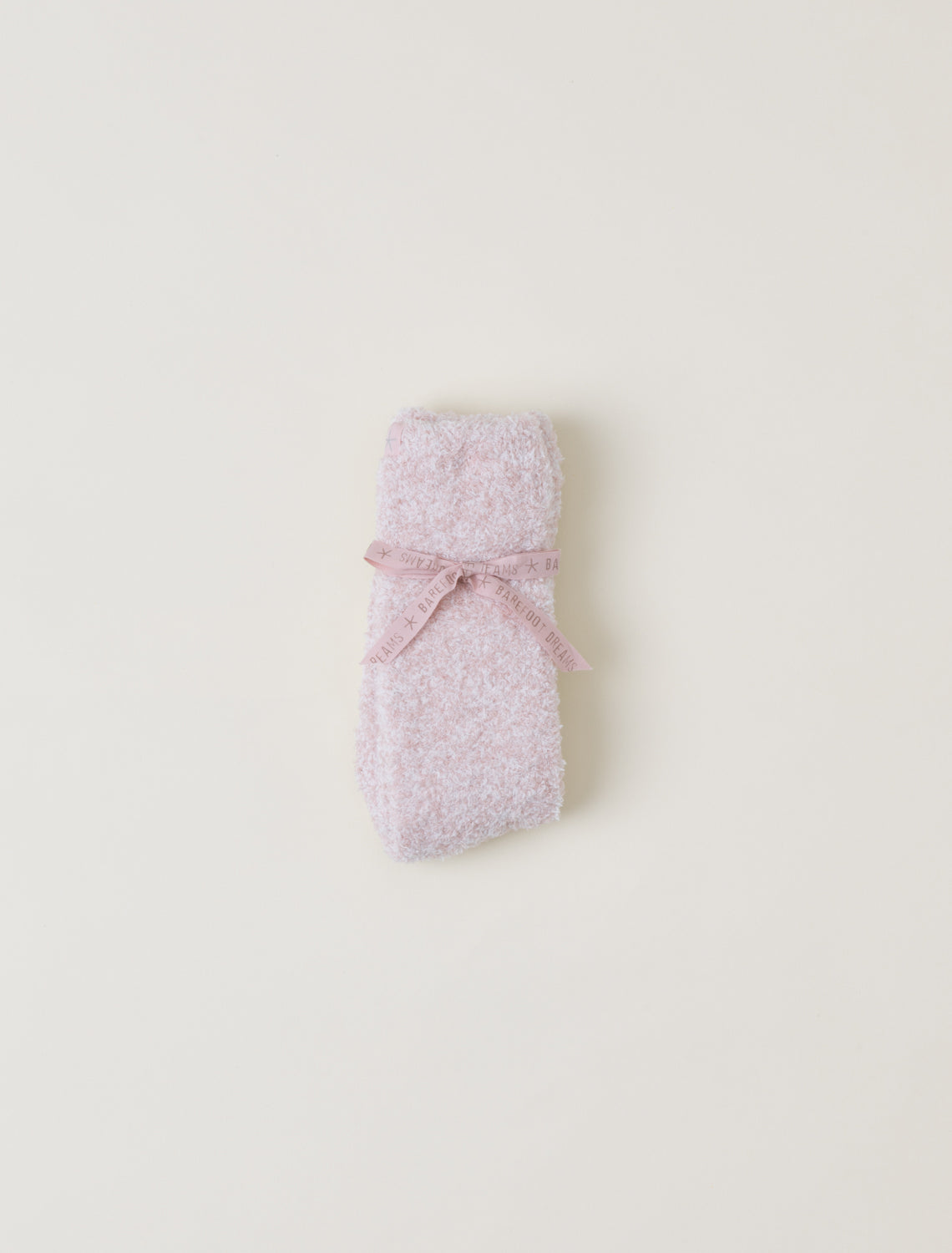 CozyChic® Heathered Socks-- Dust/Rose/White