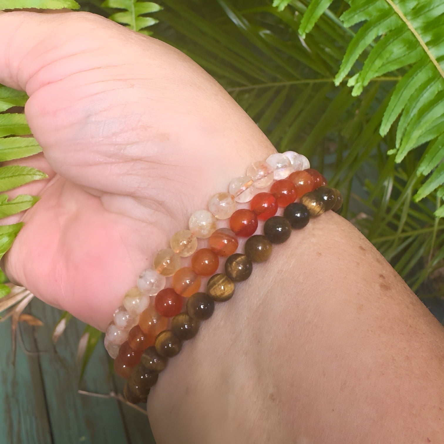Gold Tiger Eye Gemstone Bracelet
