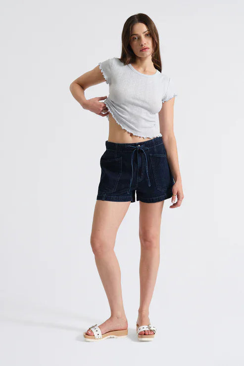 Daze Catalina Drawstring Short-- Blue Mood
