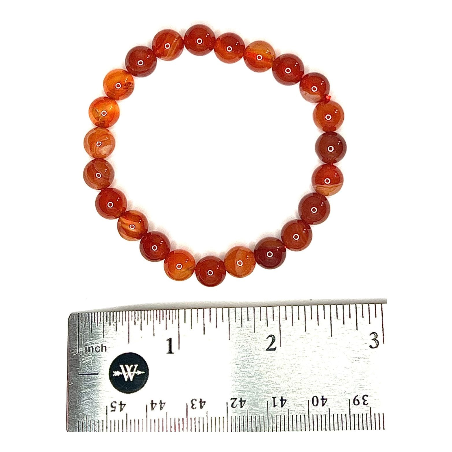Carnelian Gemstone Stretch Bracelet