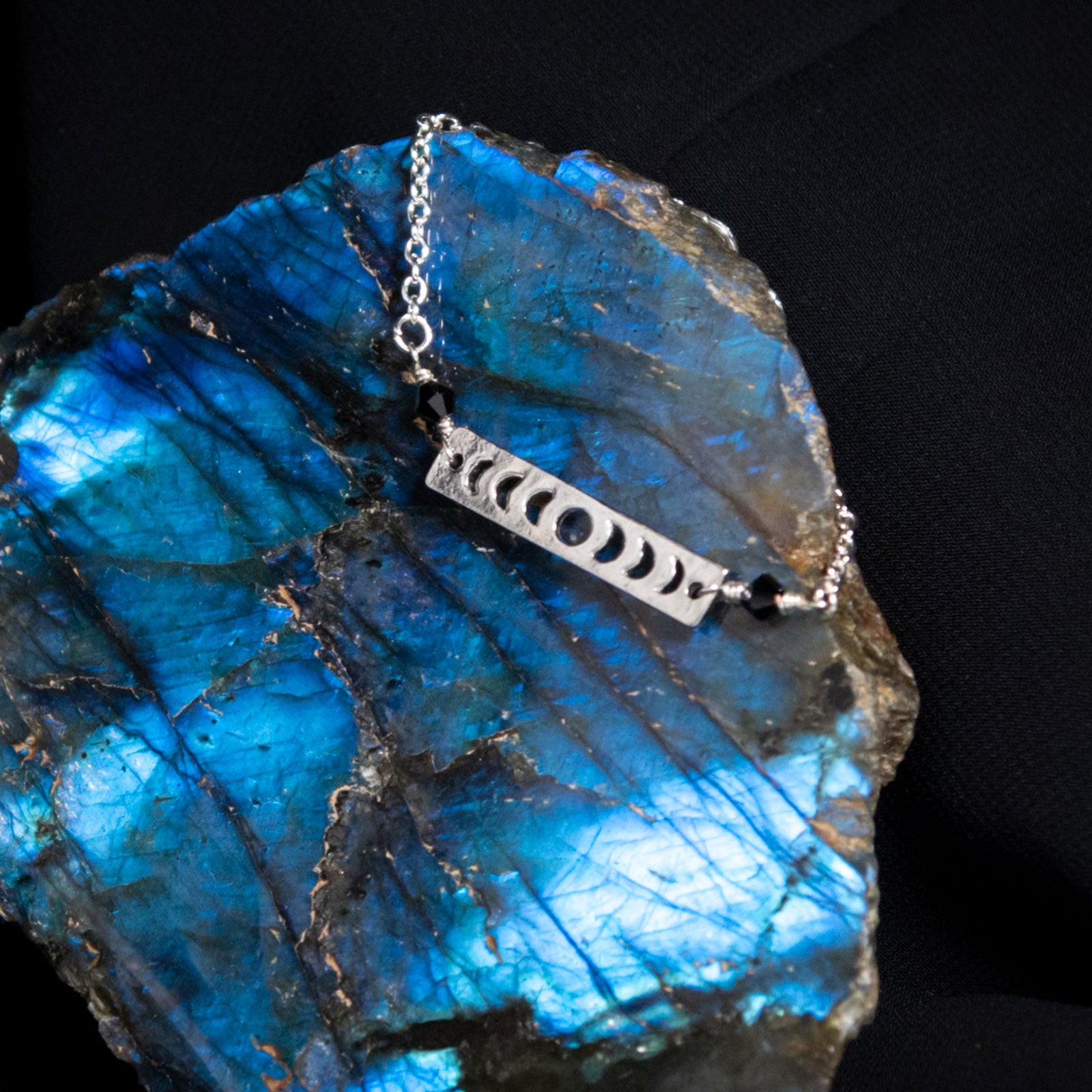 Lunar Phases Bar Bracelet