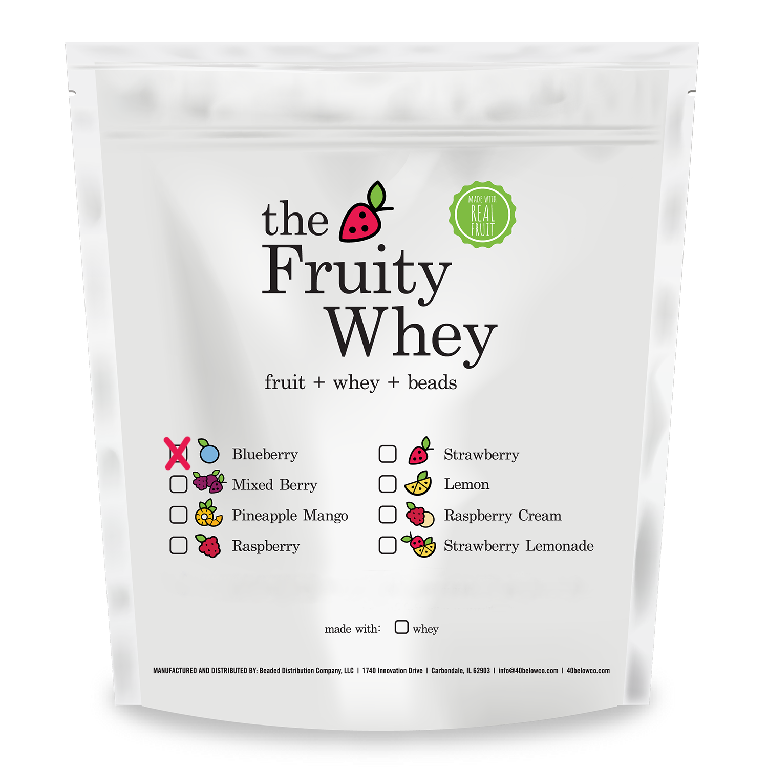 Blueberry Fruity Whey Beads