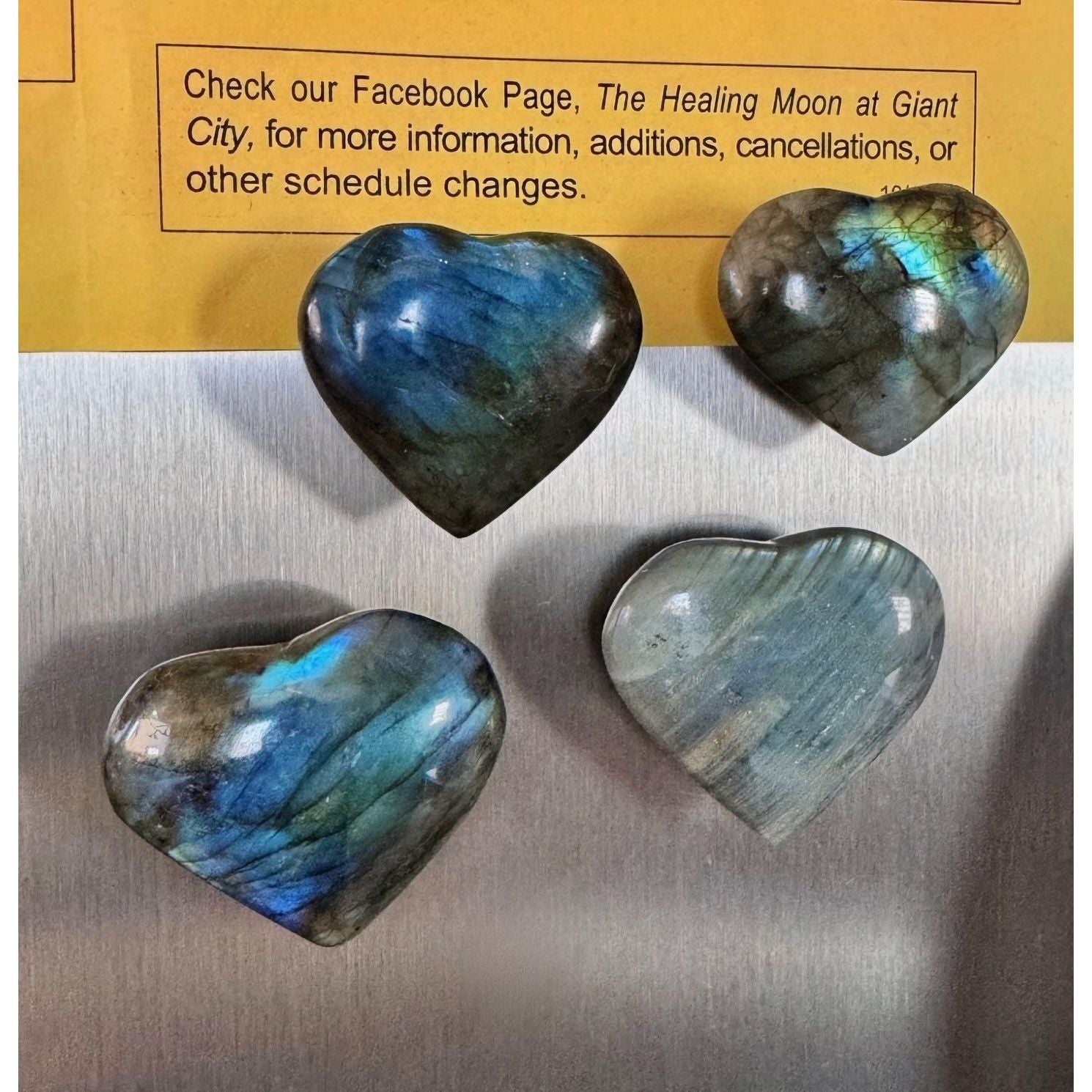 Refrigerator Magnets Labradorite Gemstone Kitchen GIft