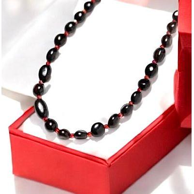 Tumbled Garnet Necklace