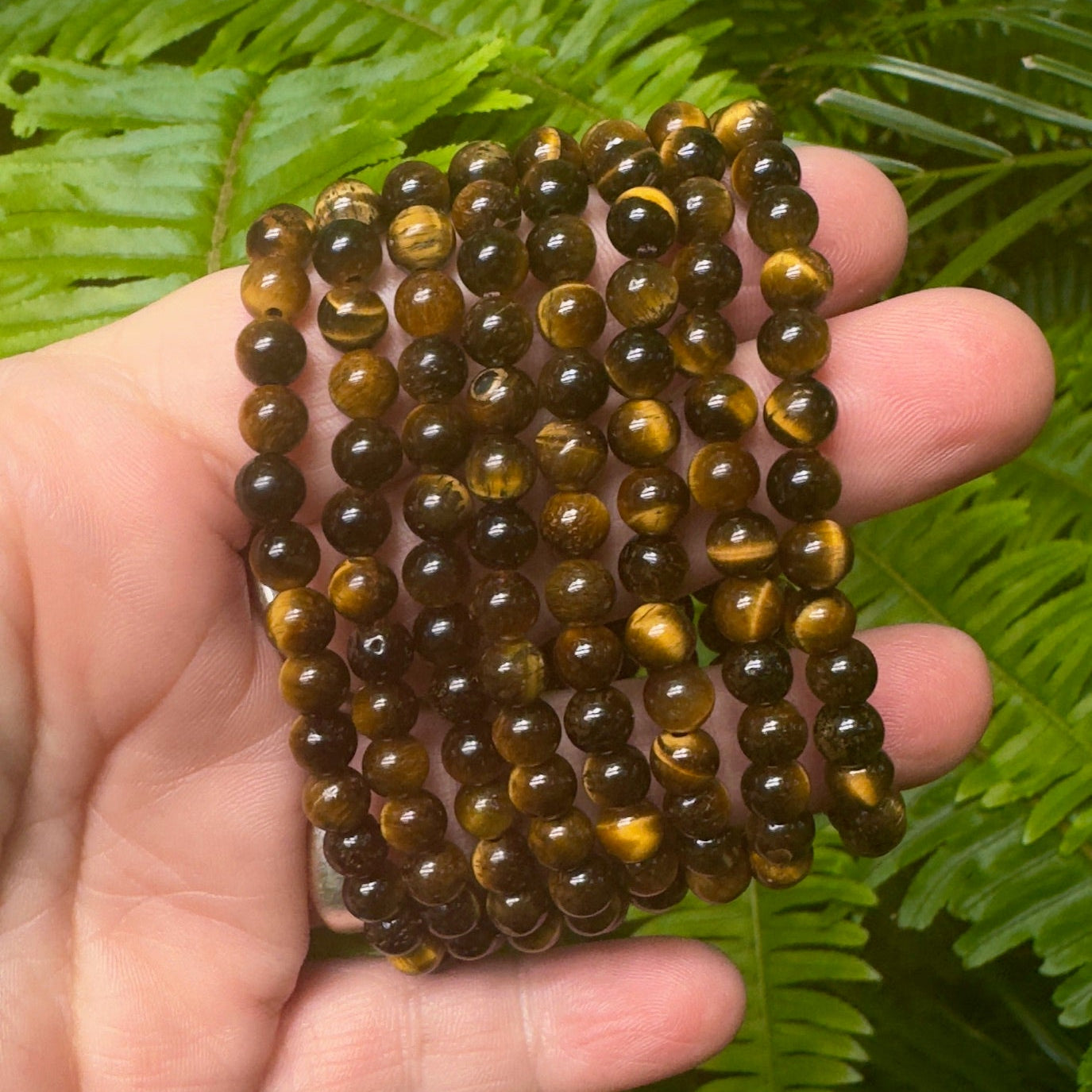 Gold Tiger Eye Gemstone Bracelet