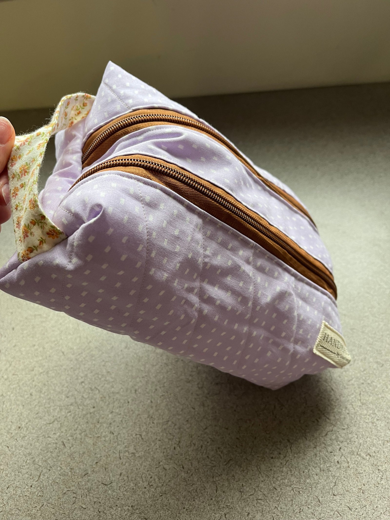 Double Zipper Diaper and Wipe Bag