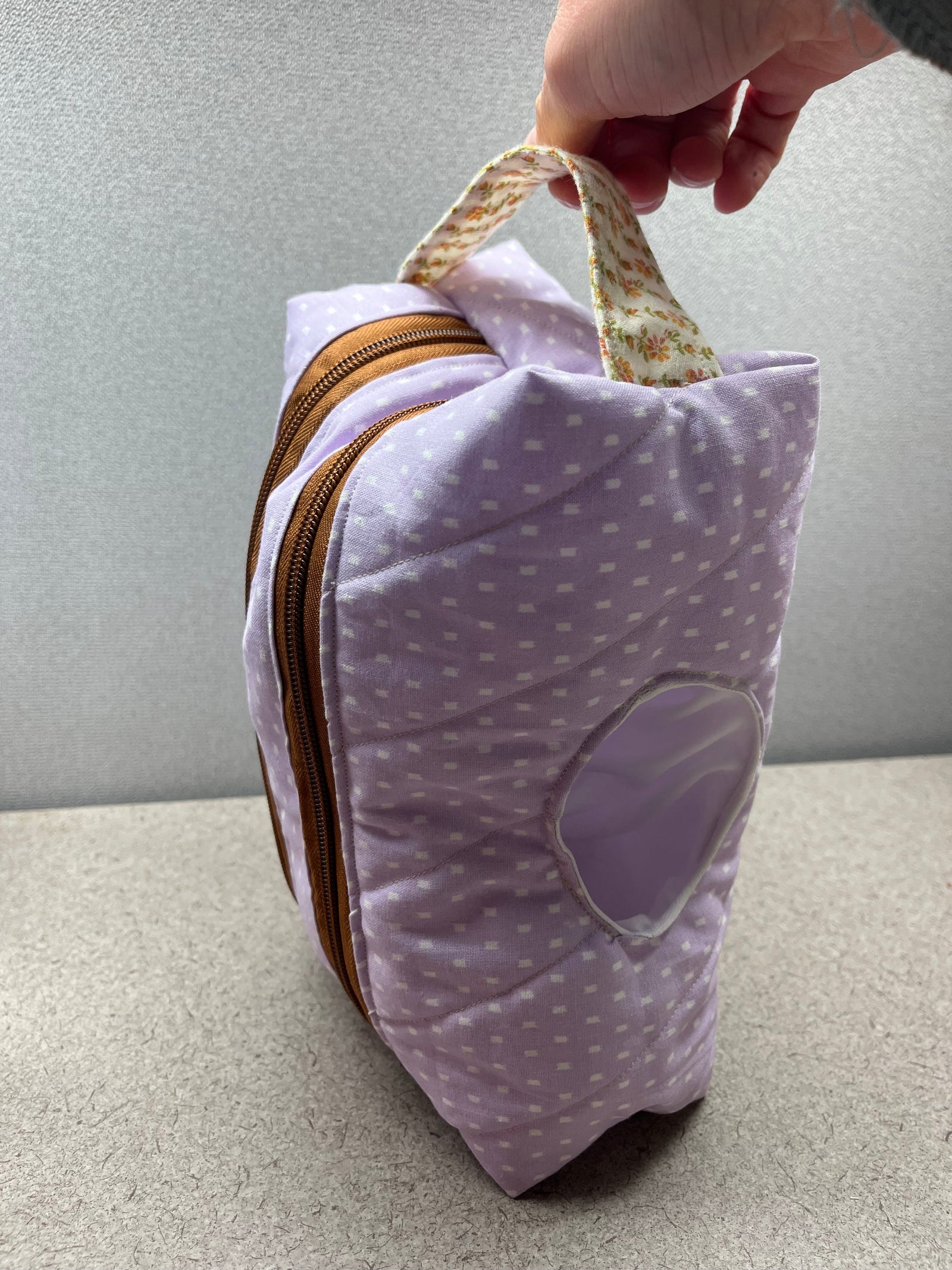 Double Zipper Diaper and Wipe Bag