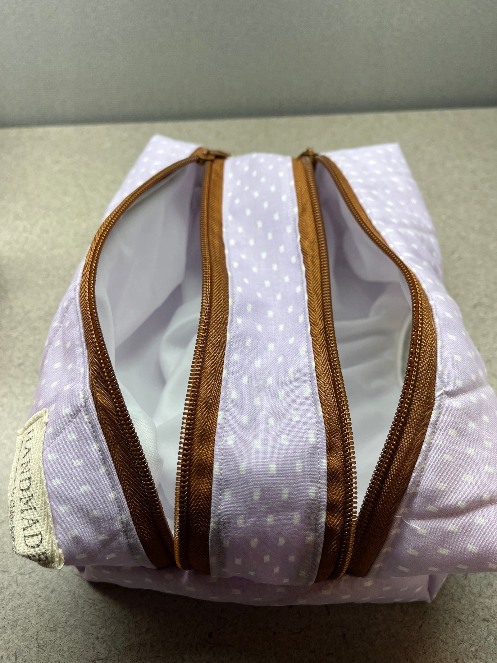 Double Zipper Diaper and Wipe Bag
