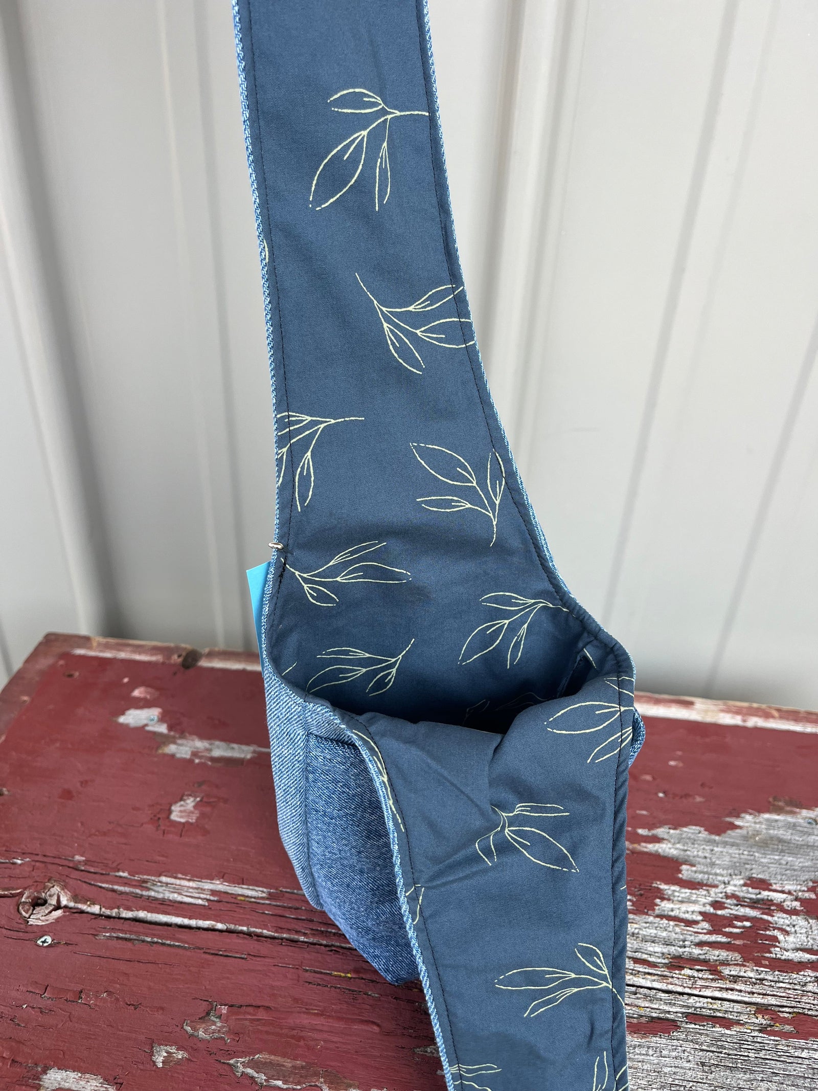 Denim Bottle Holder Bag/Carrier
