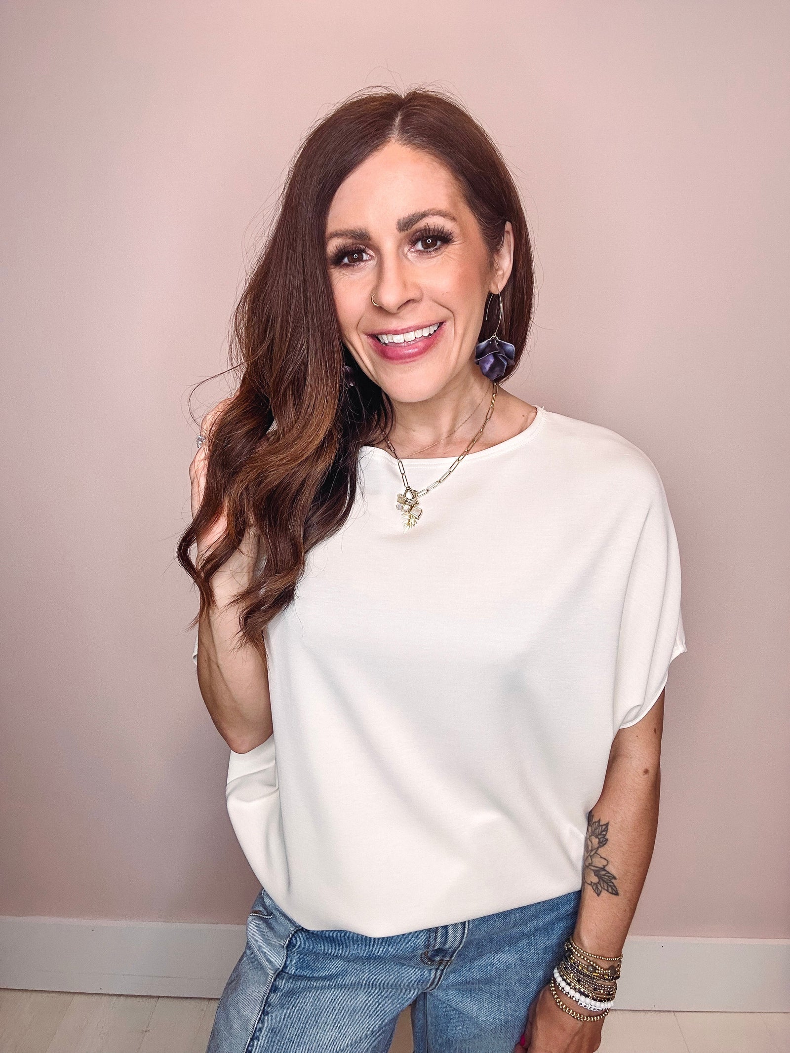 South of Broad Modal Dolman Sleeve Top
