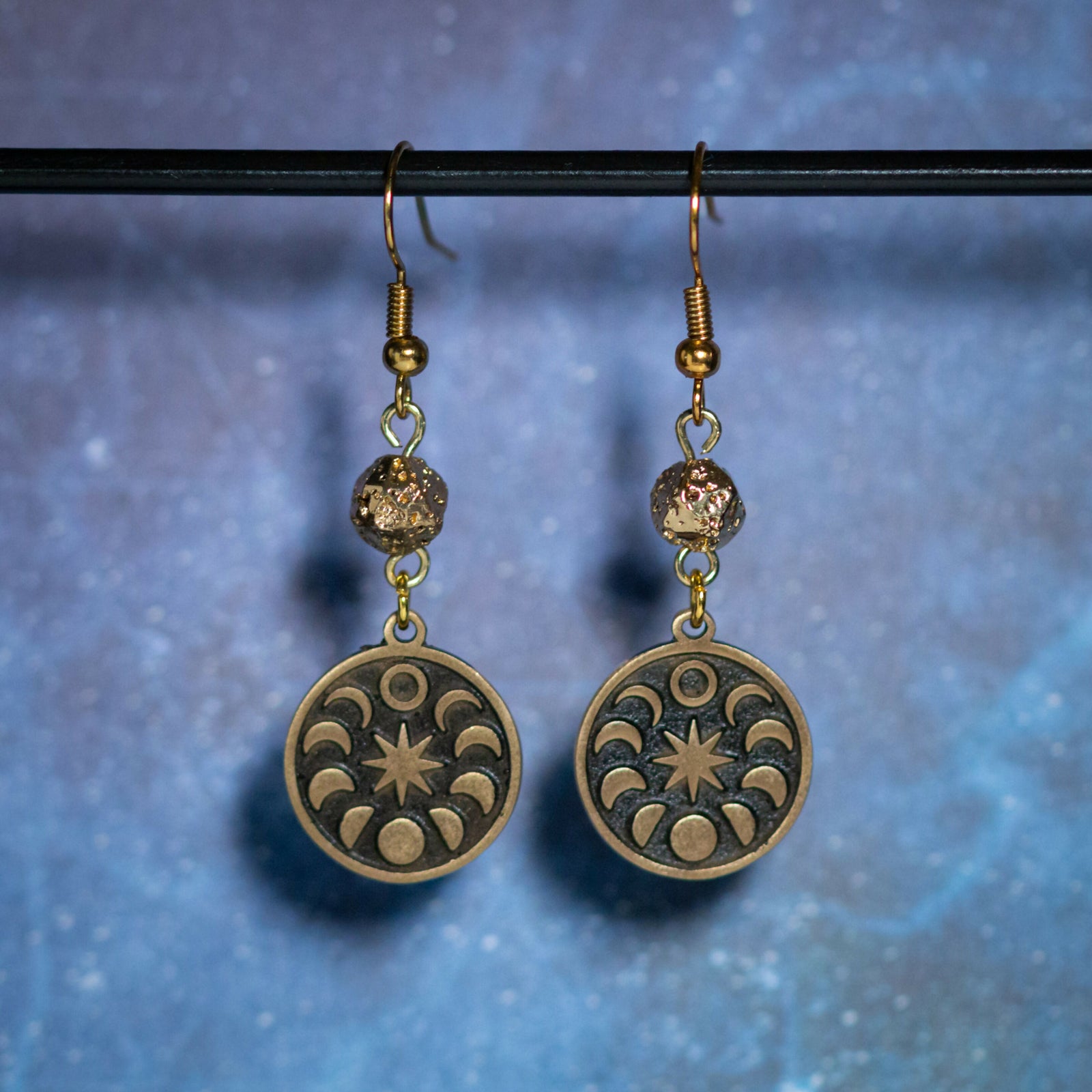 Solar Eclipse in the Round Earrings