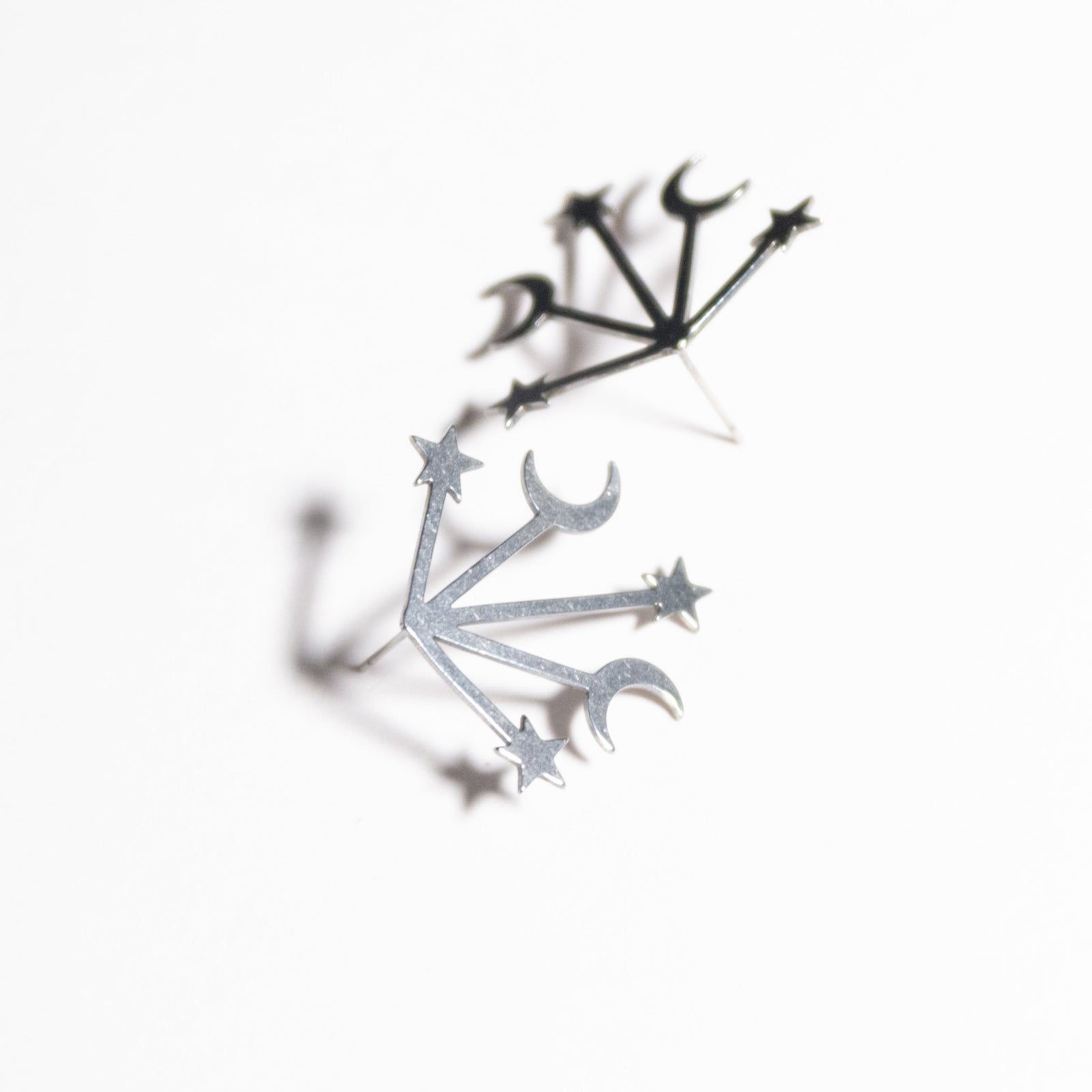 Radiate Silver Post Earrings