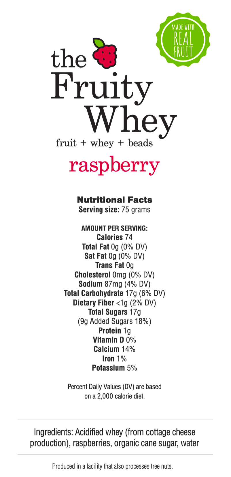 Raspberry Fruity Whey Beads