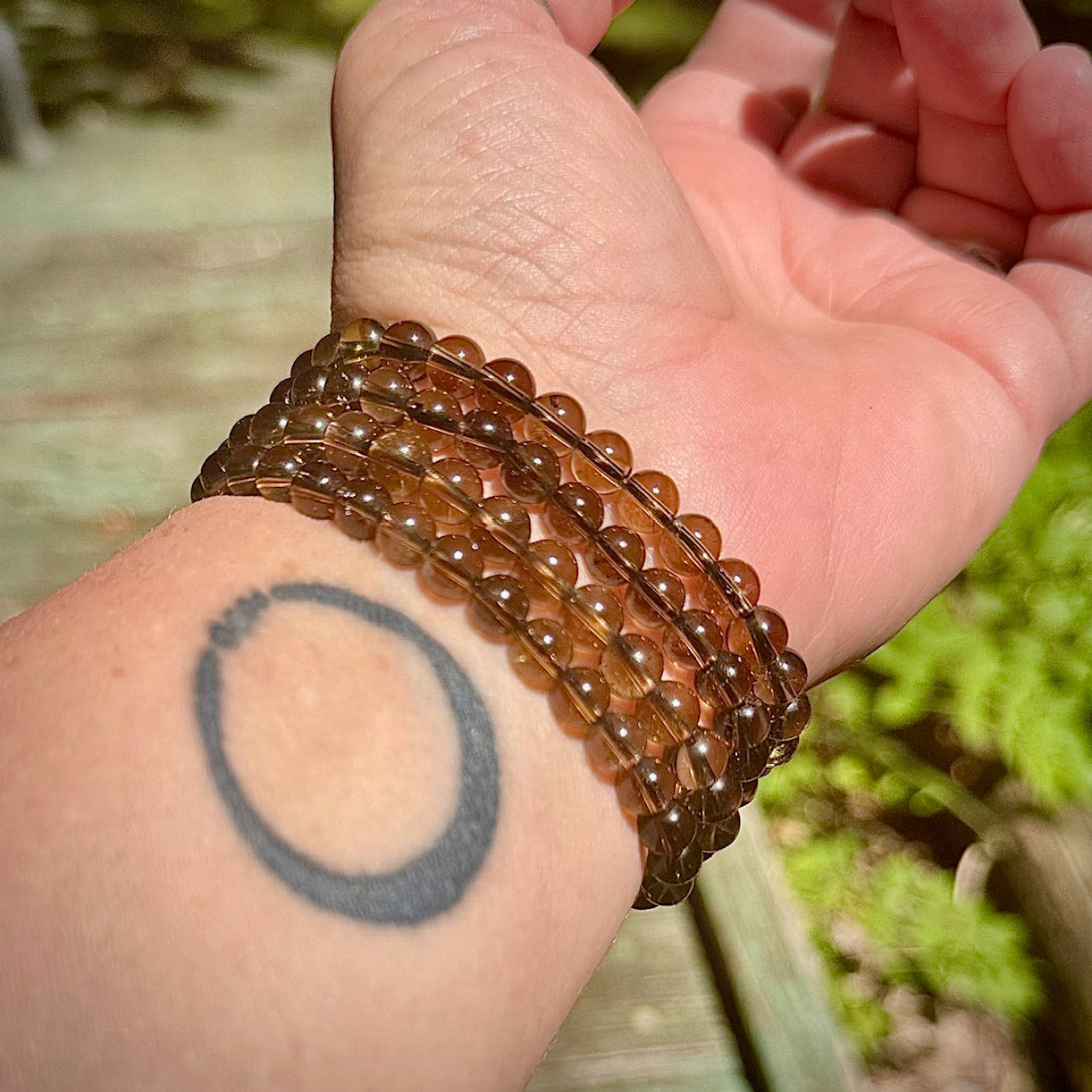 Smoky Quartz Stretch Bracelet