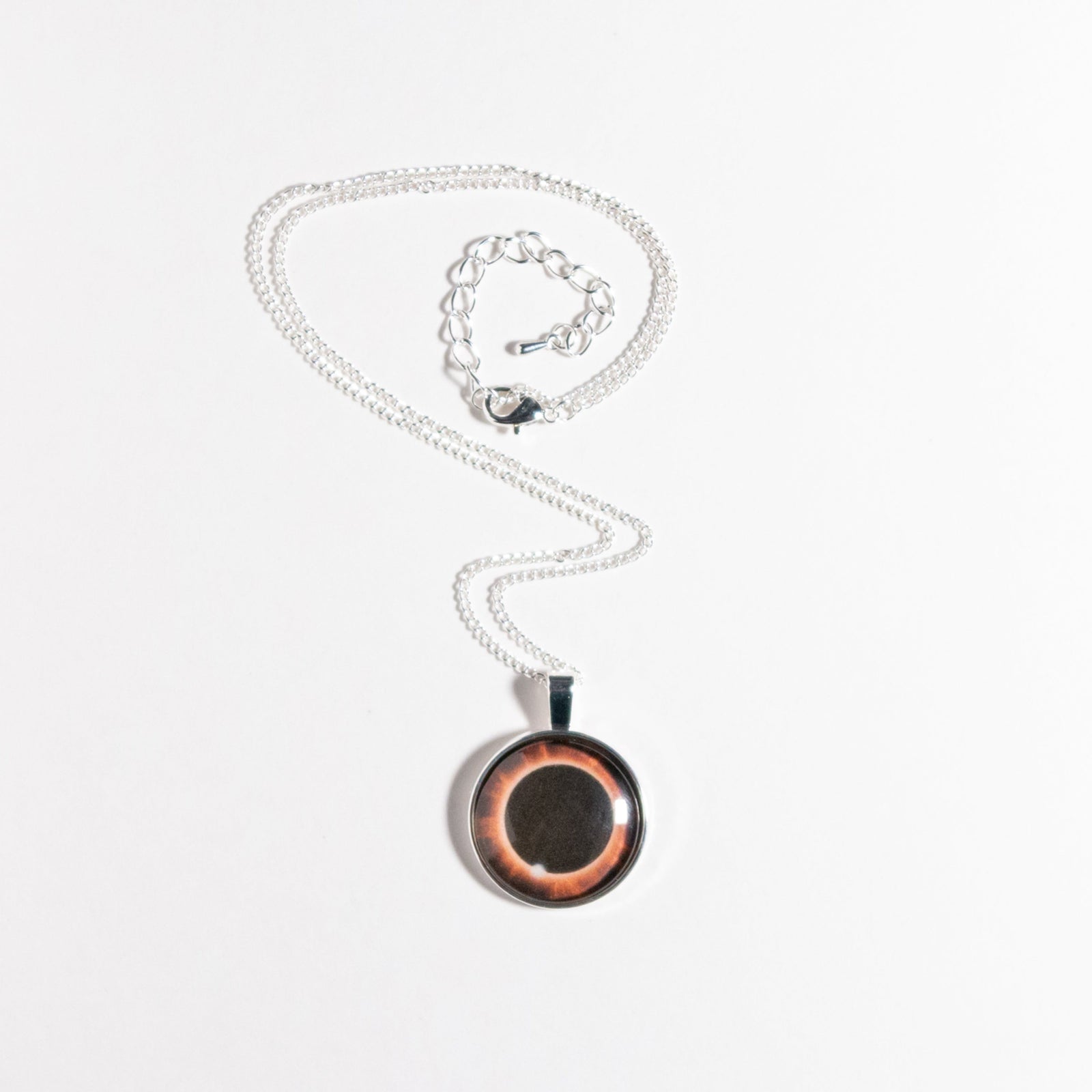 Solar Eclipse Photo Pendant Necklace