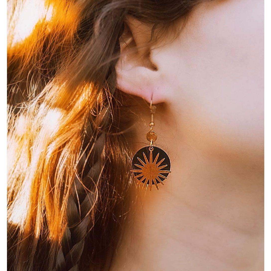 Sun Shadow Earrings