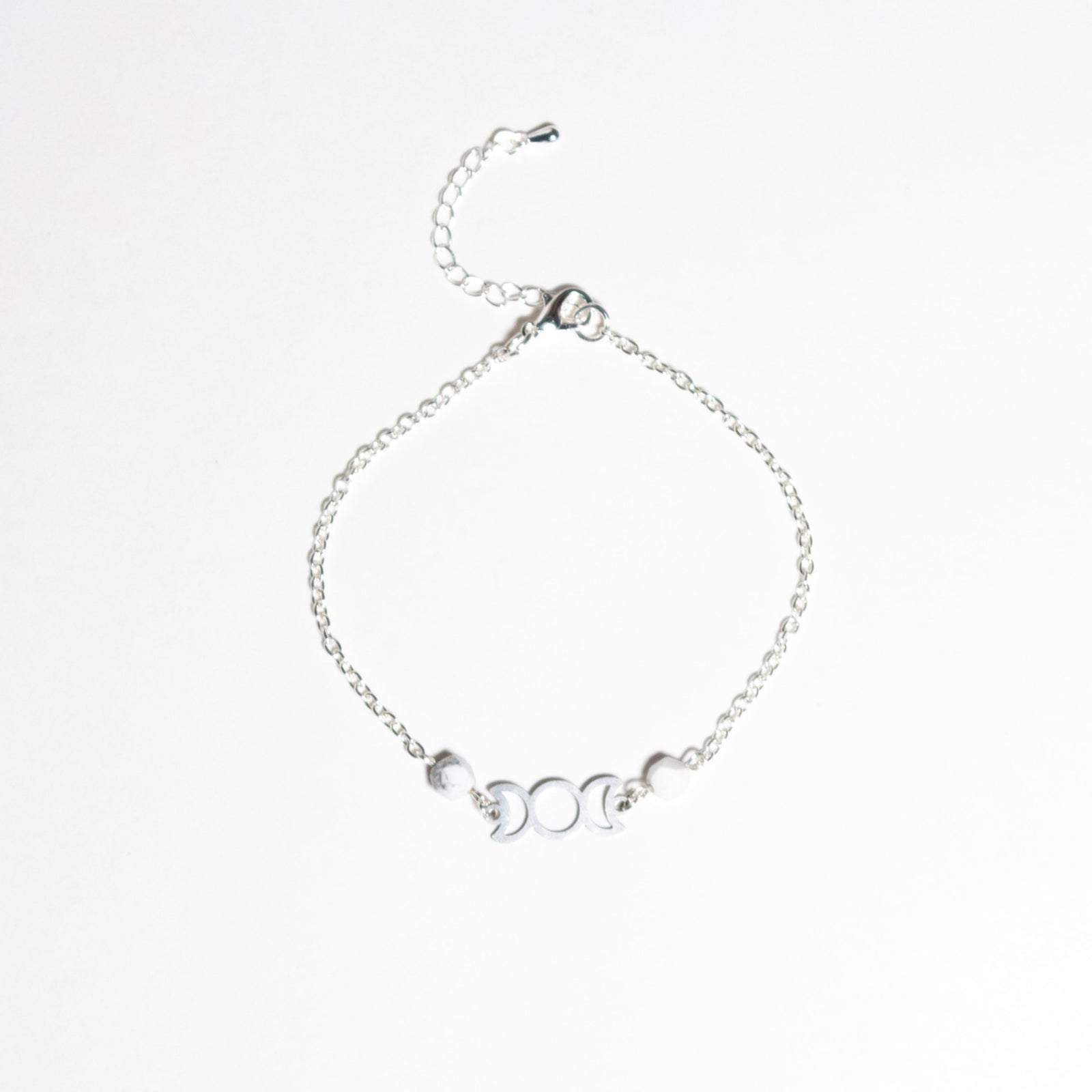 Eclipse Anklet with White Howlite