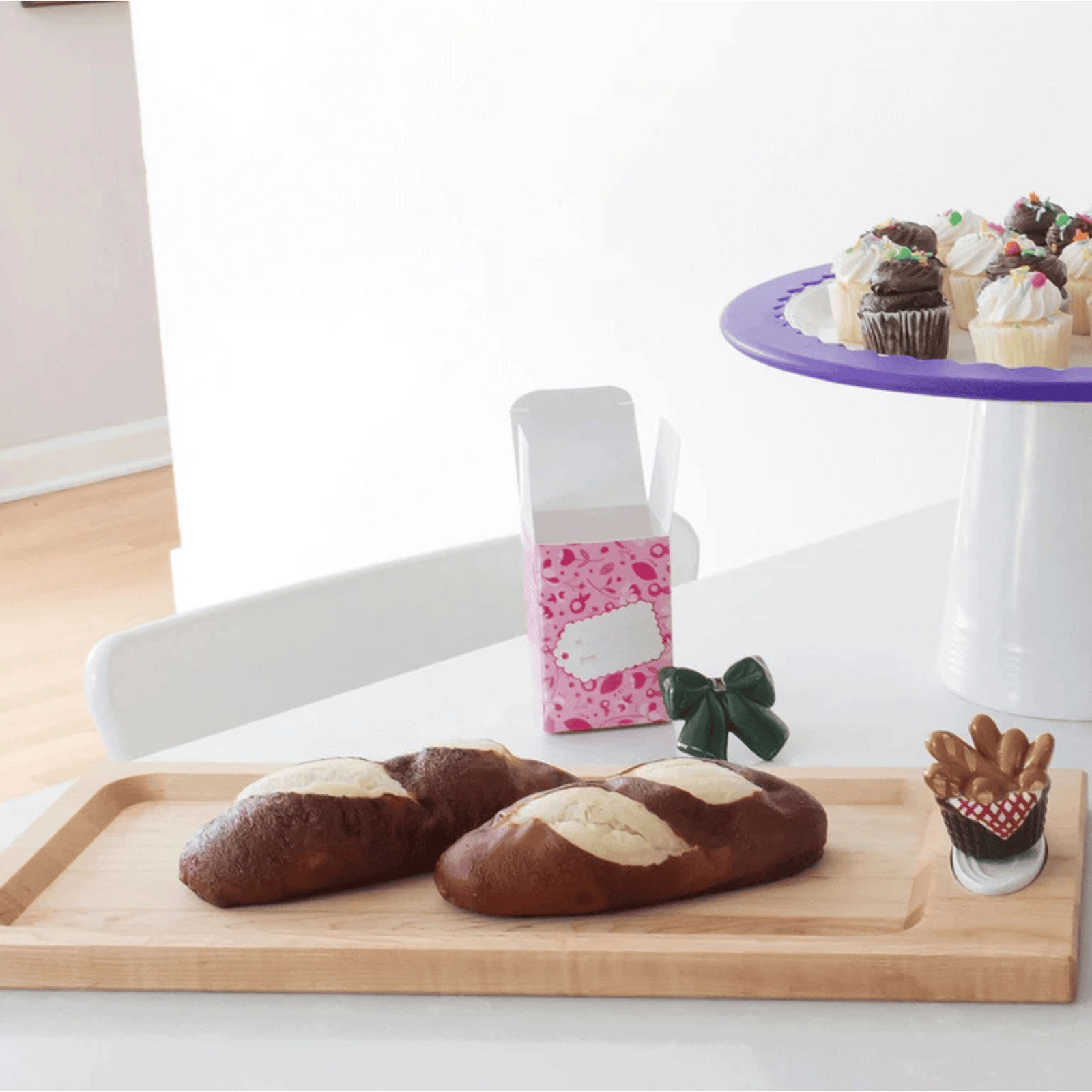 Nora Fleming Maple Bread Board