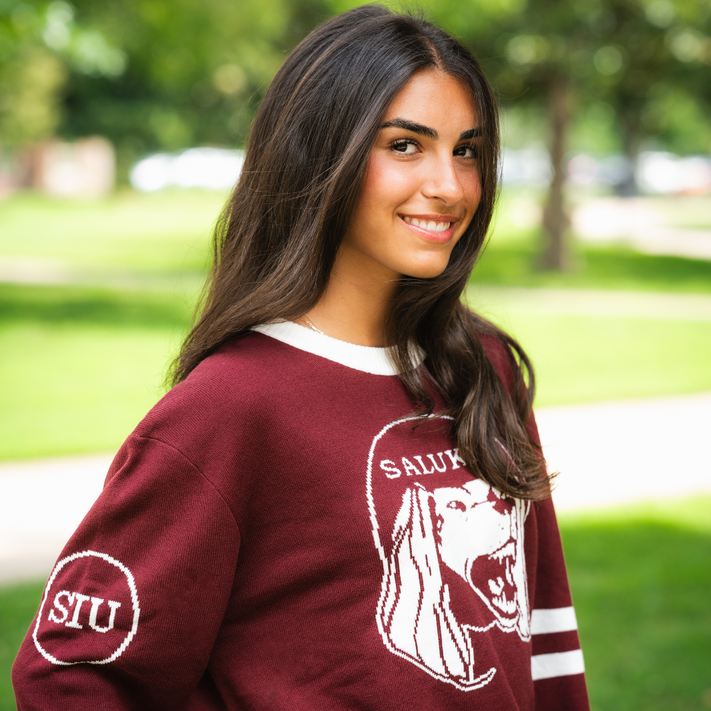 SIU Saluki Vintage Logo Sweater (PREORDER)