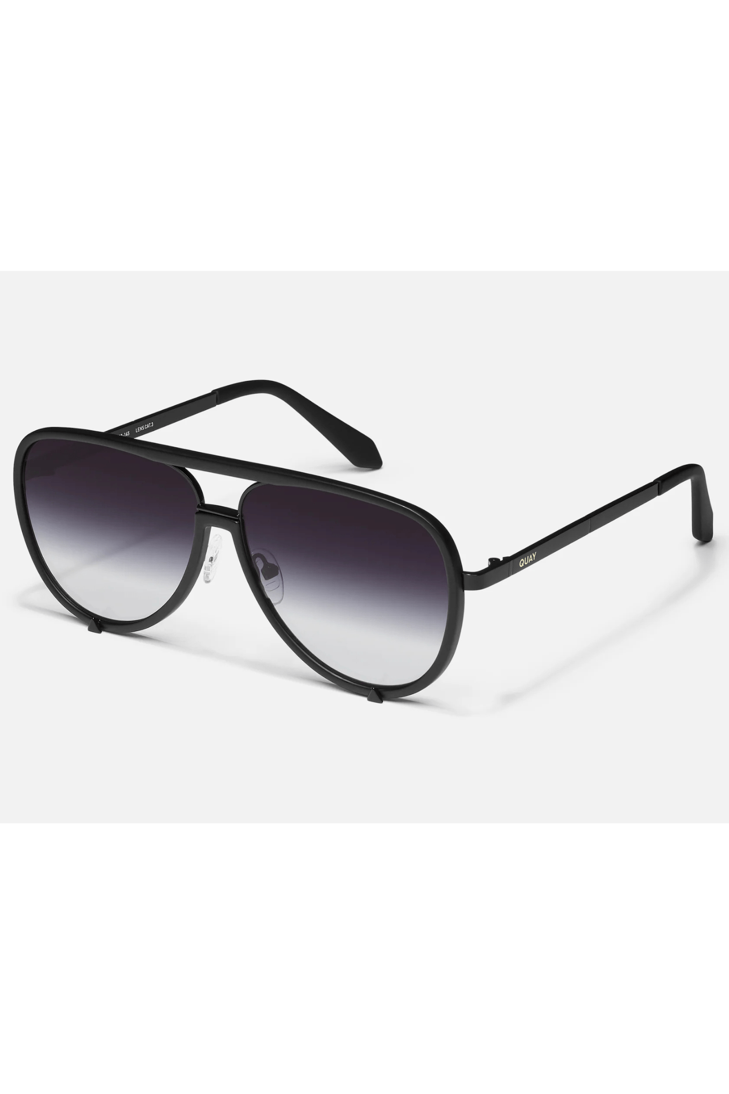 Quay High Profile Sunglasses-- Black Fade