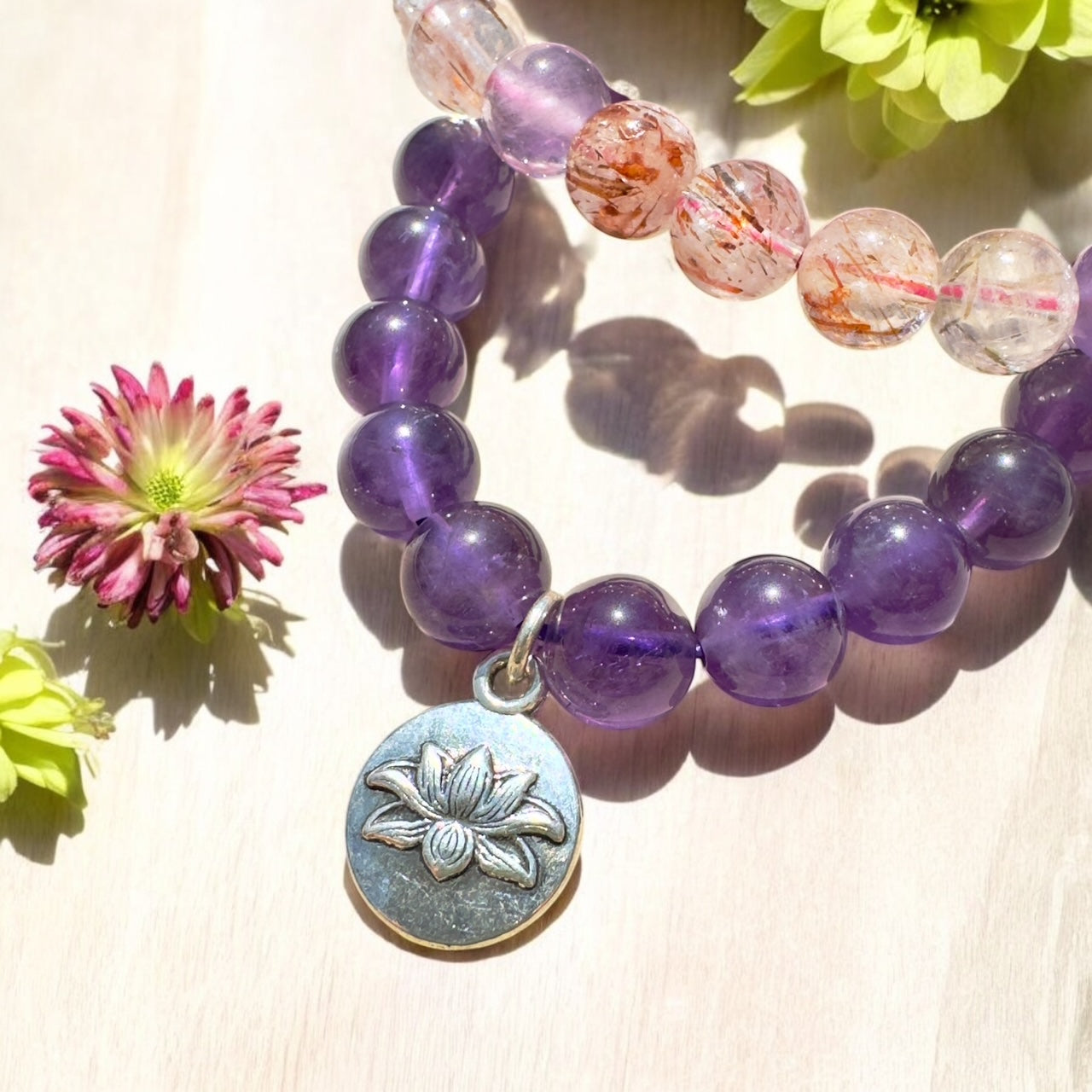 Women's Intuition Set of 3 Gemstone Bracelets - 8mm Gemstones