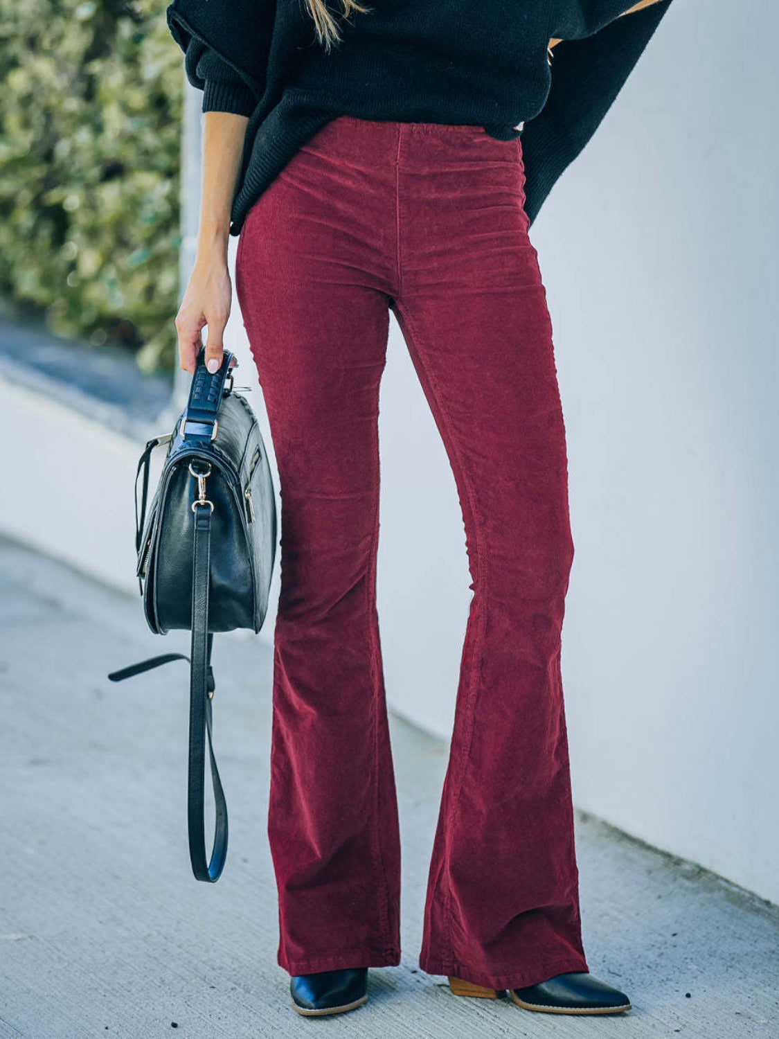 High Waist Bootcut Pants – Classic Style, Flattering Fit
