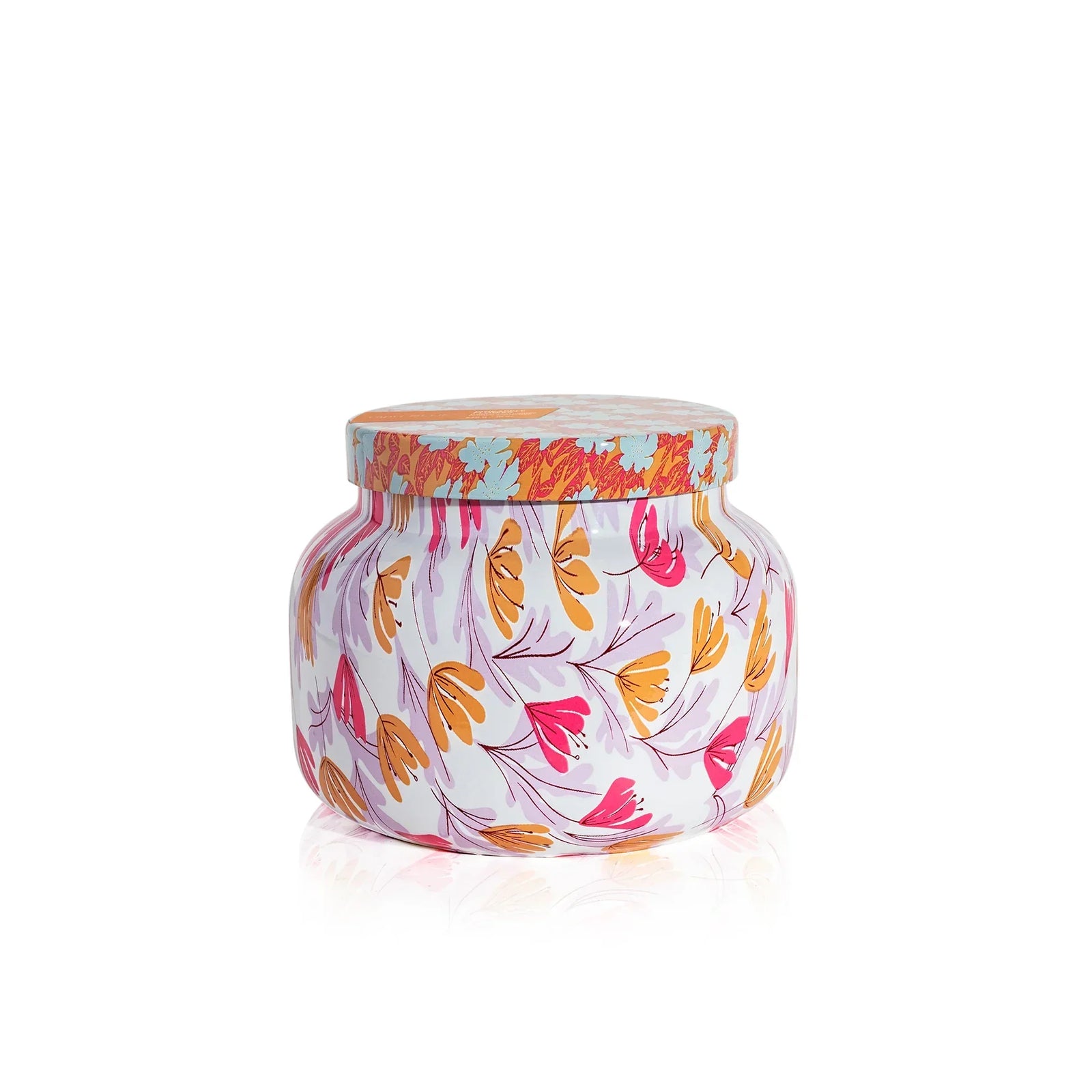 Capri Blue Candle Capri Blue Pineapple Flower Pattern Play Signature Candle 19oz Floral