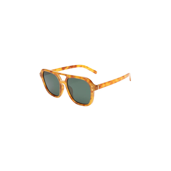 Monaco Sunglasses- Honey Tort/Green