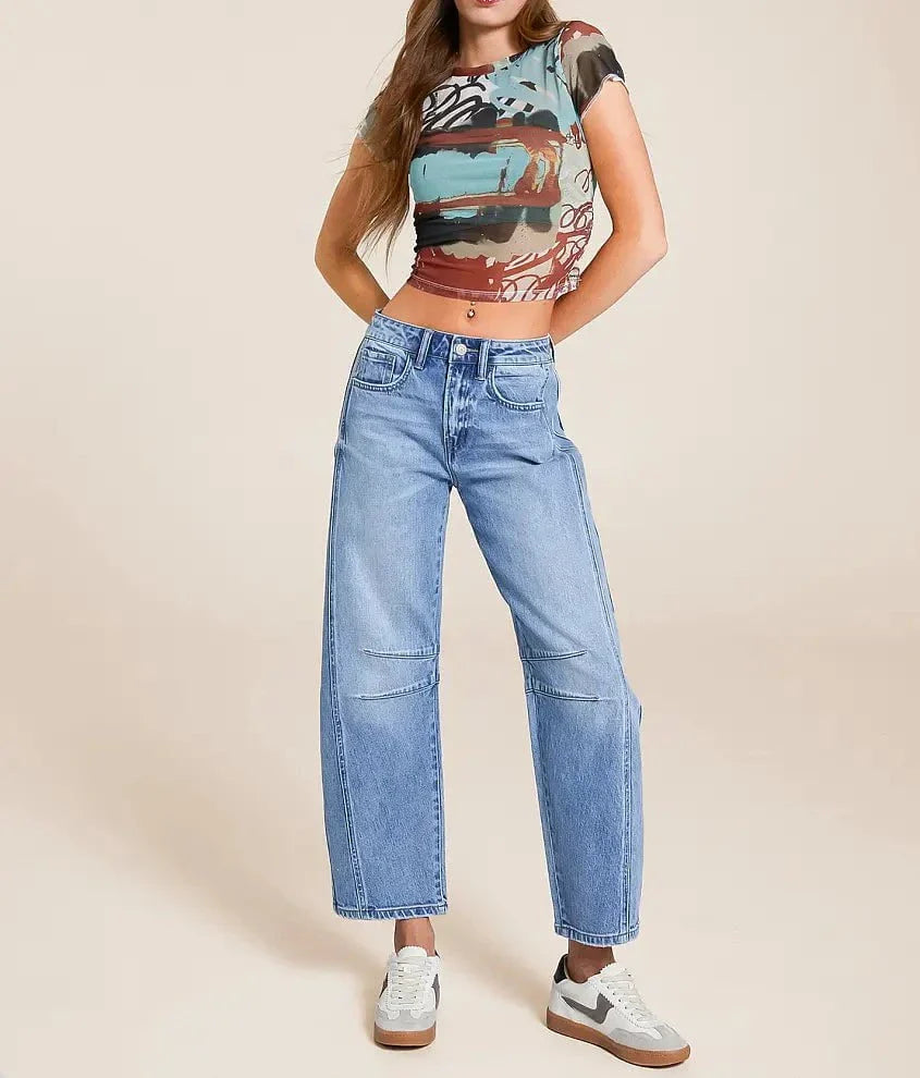 Eccentrics Boutique Denim Vervet Kate Barrel Stretch Jean