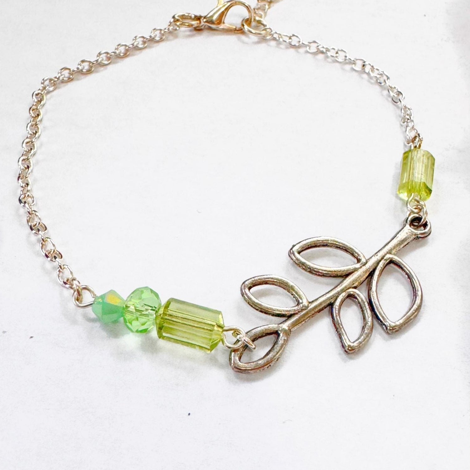 Green Leaves Anklet