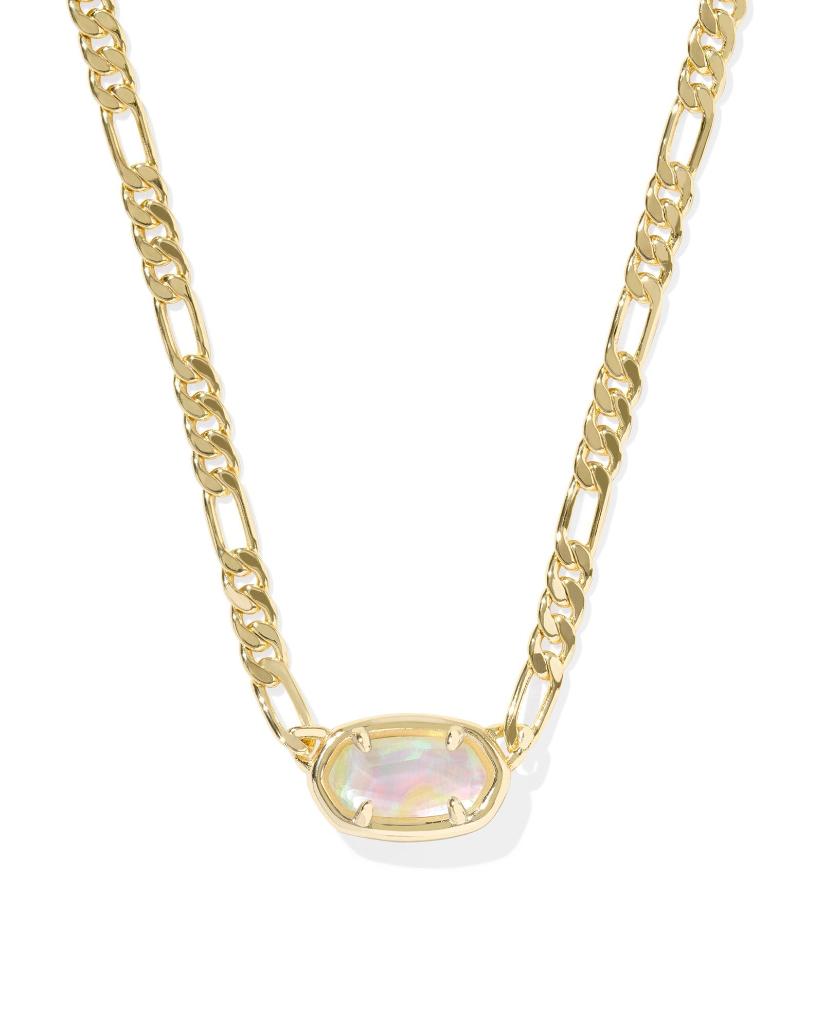 Kendra Scott Jewelry Kendra Scott Elisa Figaro Pendant Necklace-- Gold Iridescent Abalone