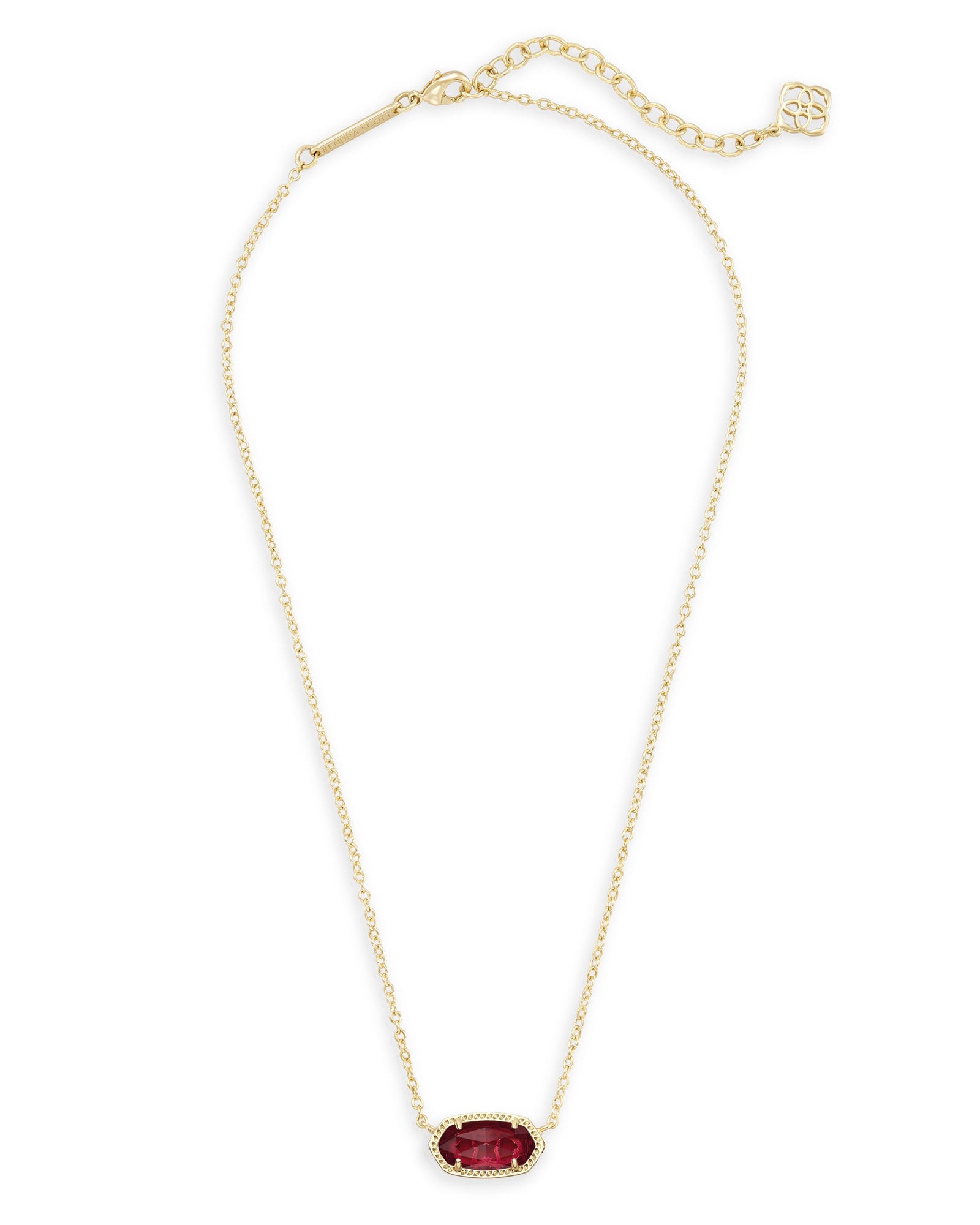 Kendra Scott Jewelry Kendra Scott Elisa Necklace-- Gold Clear Berry