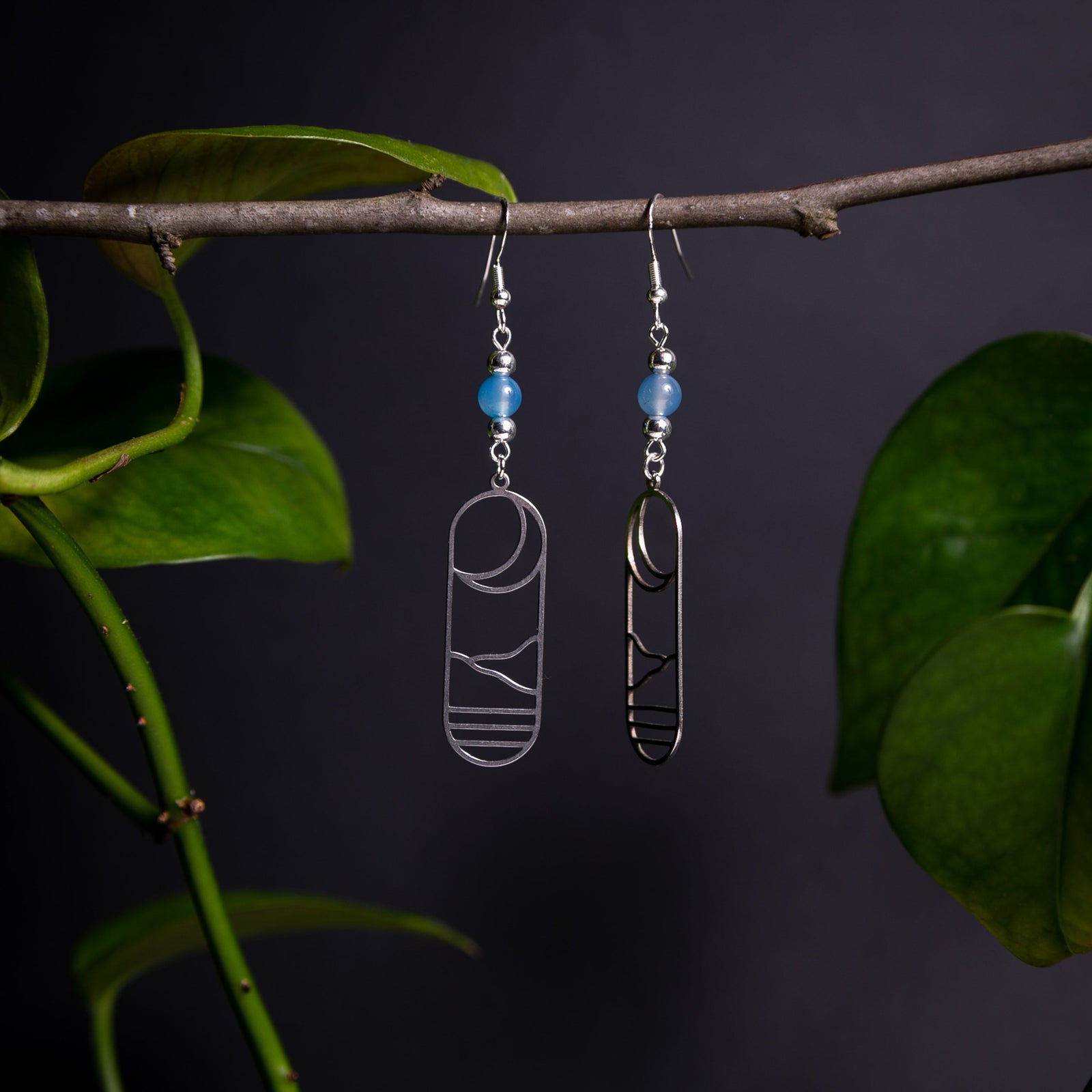 Sea Side Moon Rise Earrings