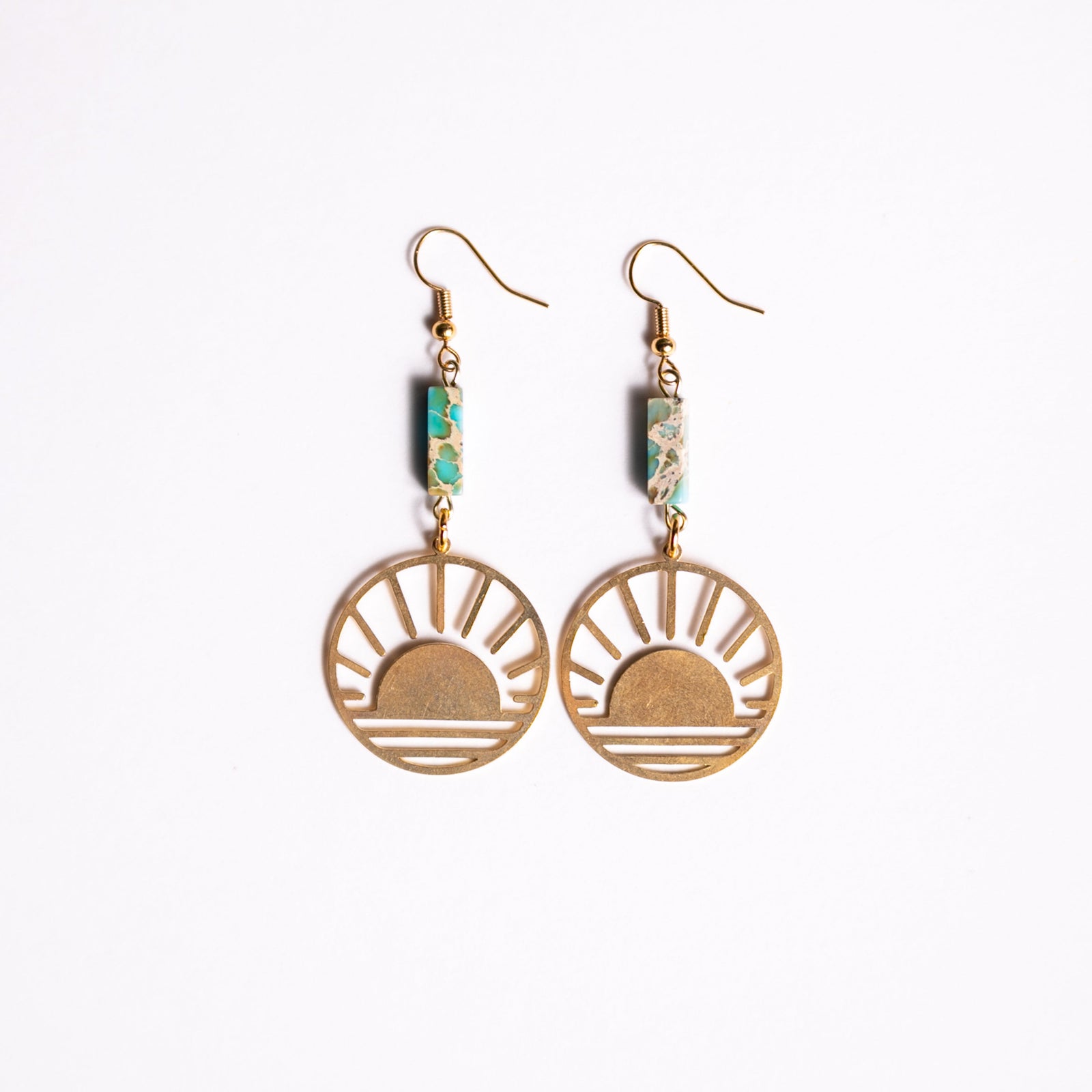 Rising Sun with Sea Sediment Jasper