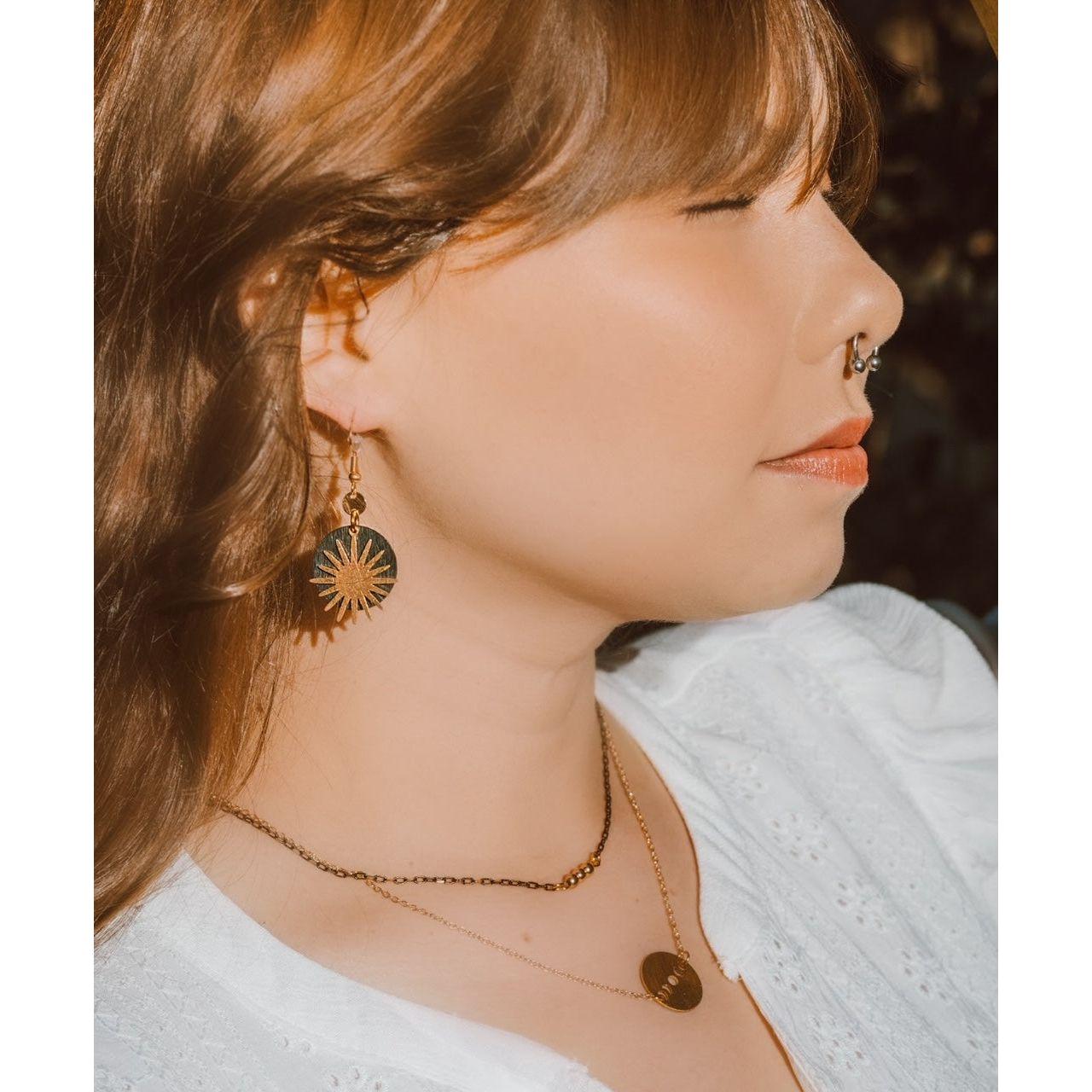 Sun Shadow Earrings