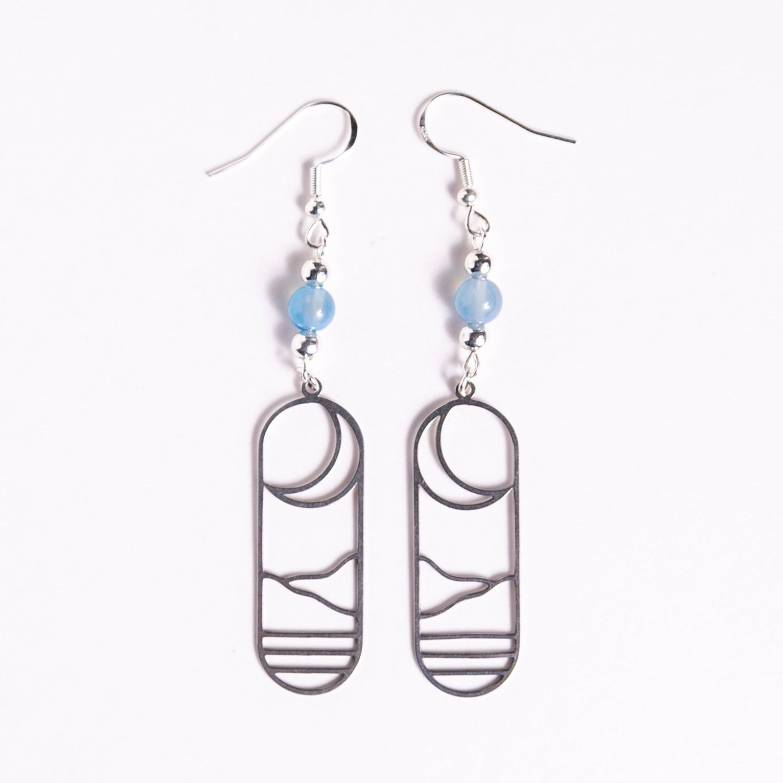 Sea Side Moon Rise Earrings