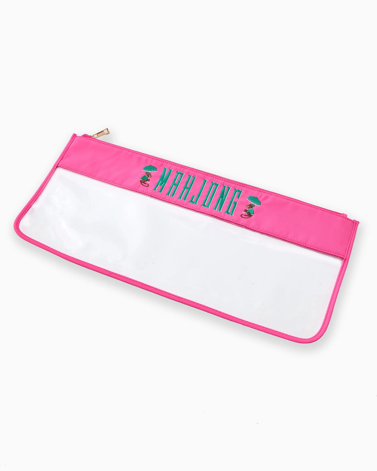 Oh My Mahjong Gift Pink Monkey Mahjong Bag Pink