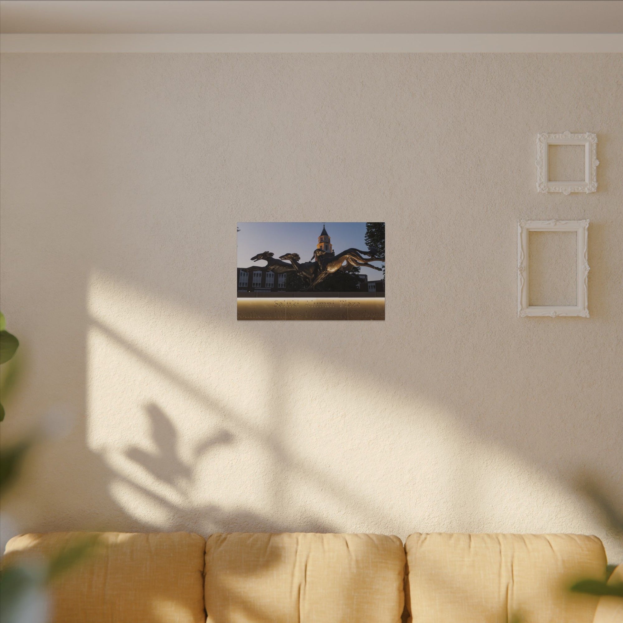 Print of Saluki Alumni Plaza at Twilight