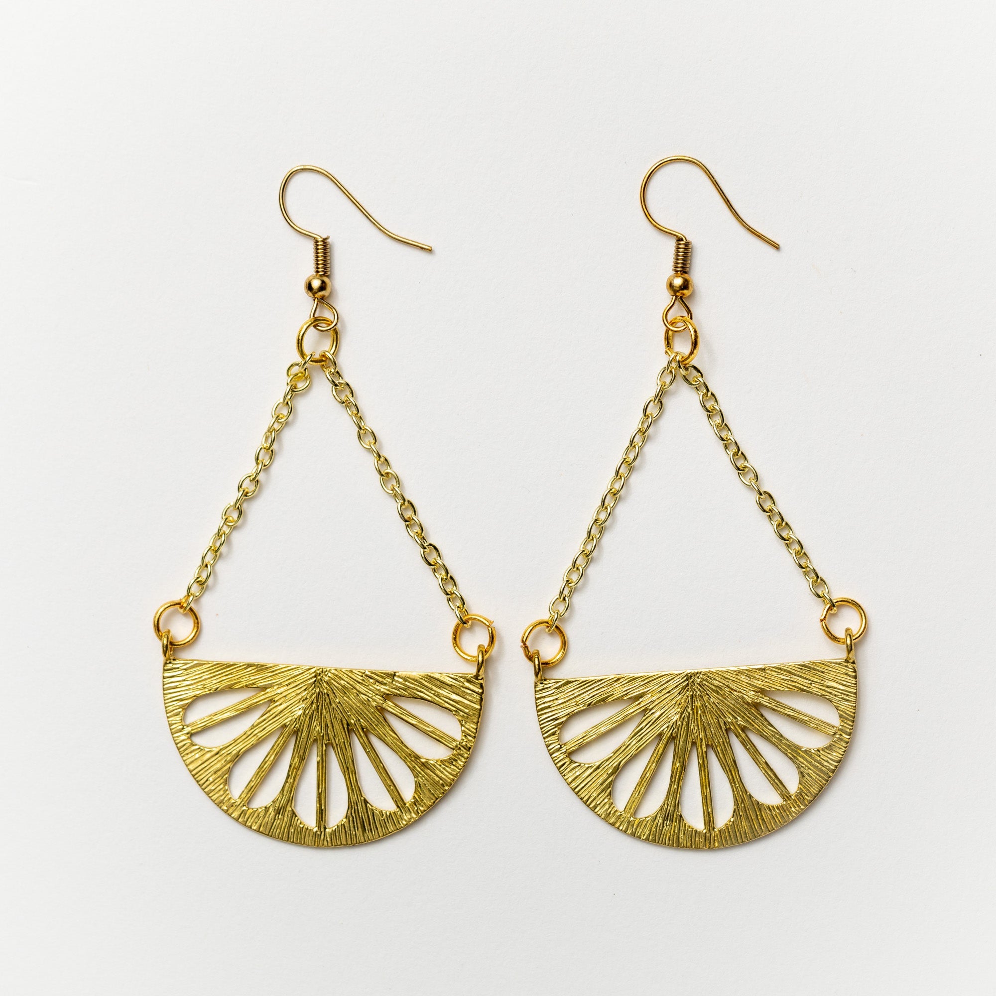 Leaf Stencil Half Rounds