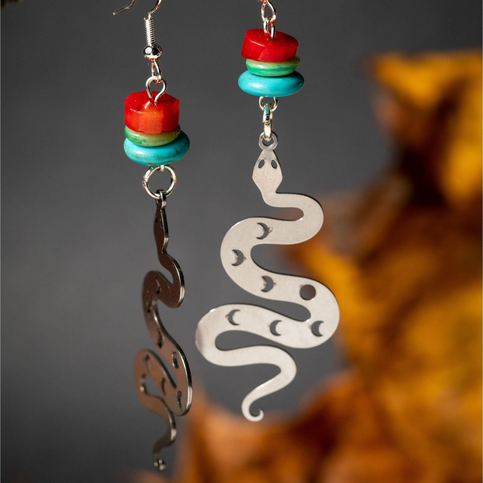 Luna Serpent Earrings